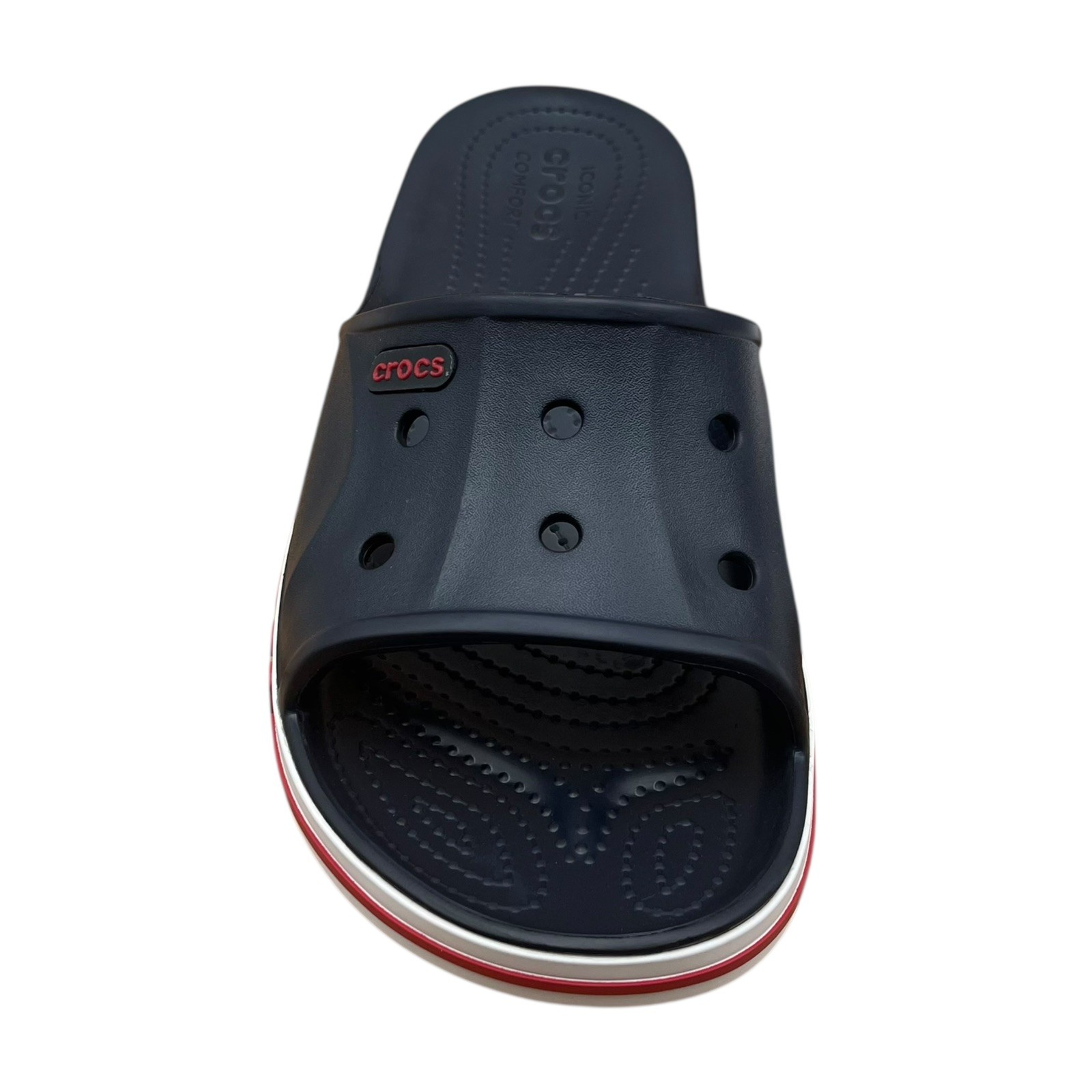Crocs Bayaband Womens Slide Sandals Size 10 Navy Blue Water Friendly Lightweight