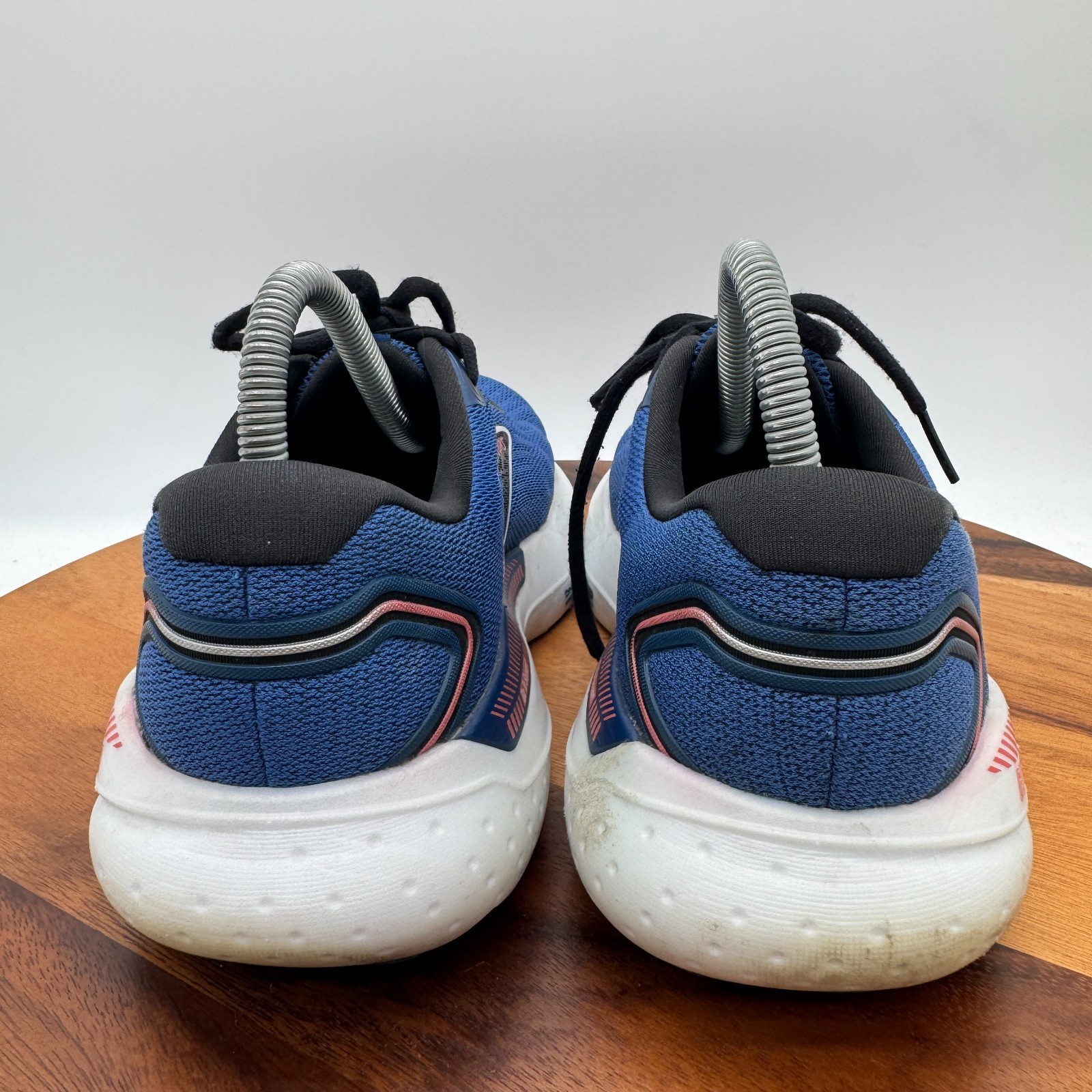 Brooks Glycerin GTS 21 Womens 9 Wide Shoes Blue Running Walking Gym Sneakers