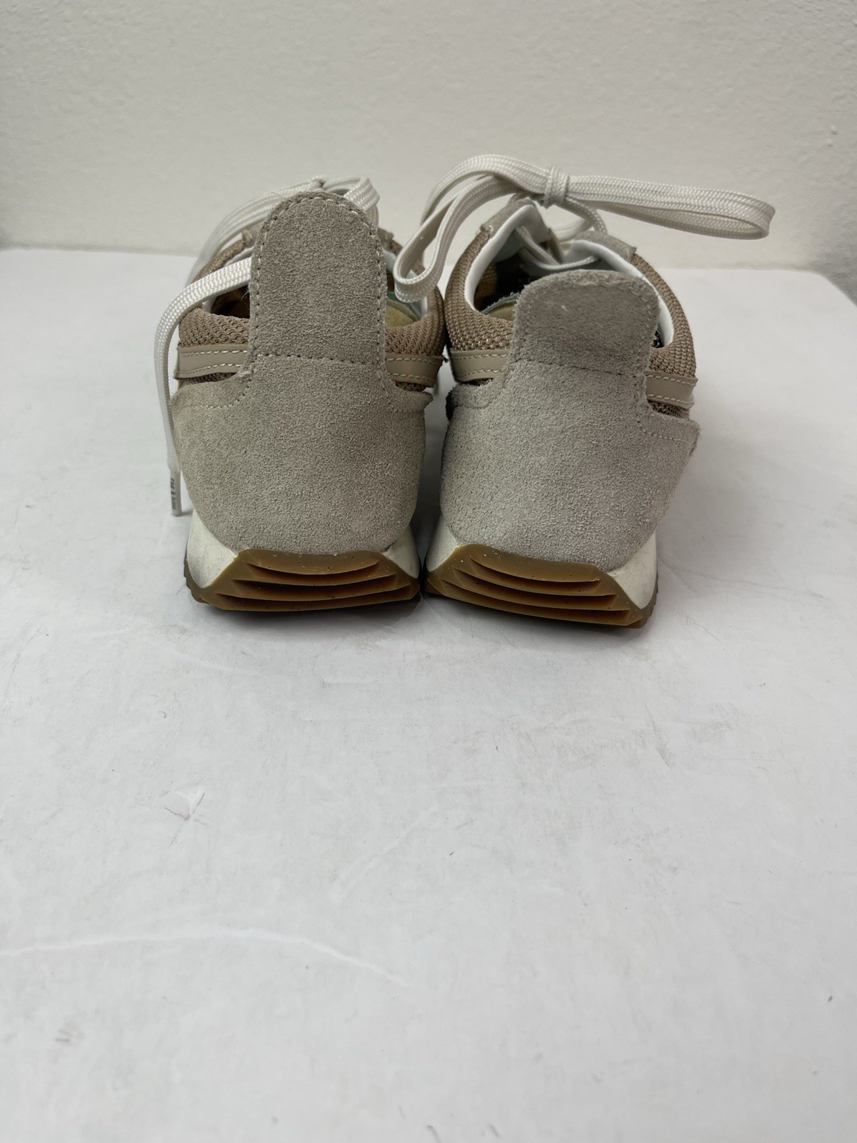 rag & bone Retro Runner Recycled Materials Tan Mesh Suede Sneakers Size 36 US 6