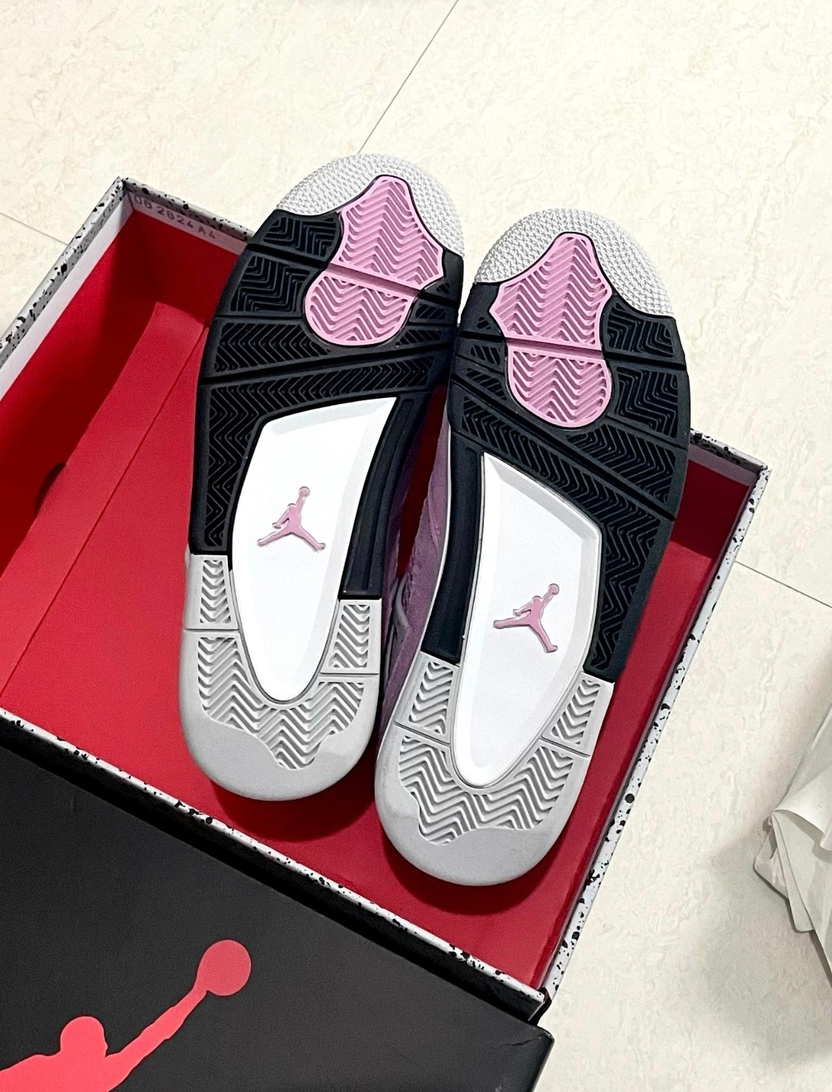 Jordan Air Jordan 4 «Orchid» Retro Basketball Shoes for US Men/Women Size