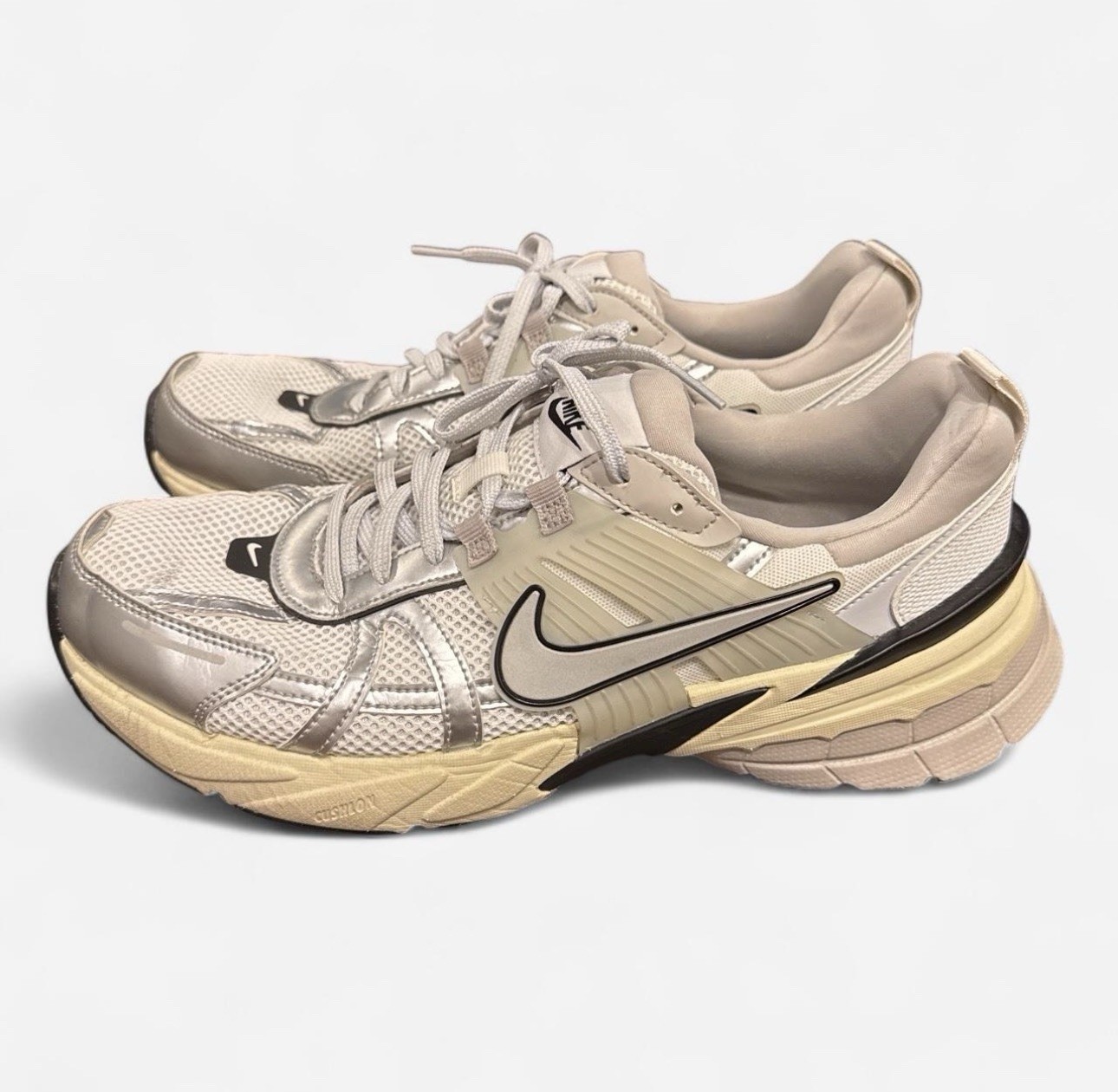 Size 13 – Nike V2K Run Summit White W