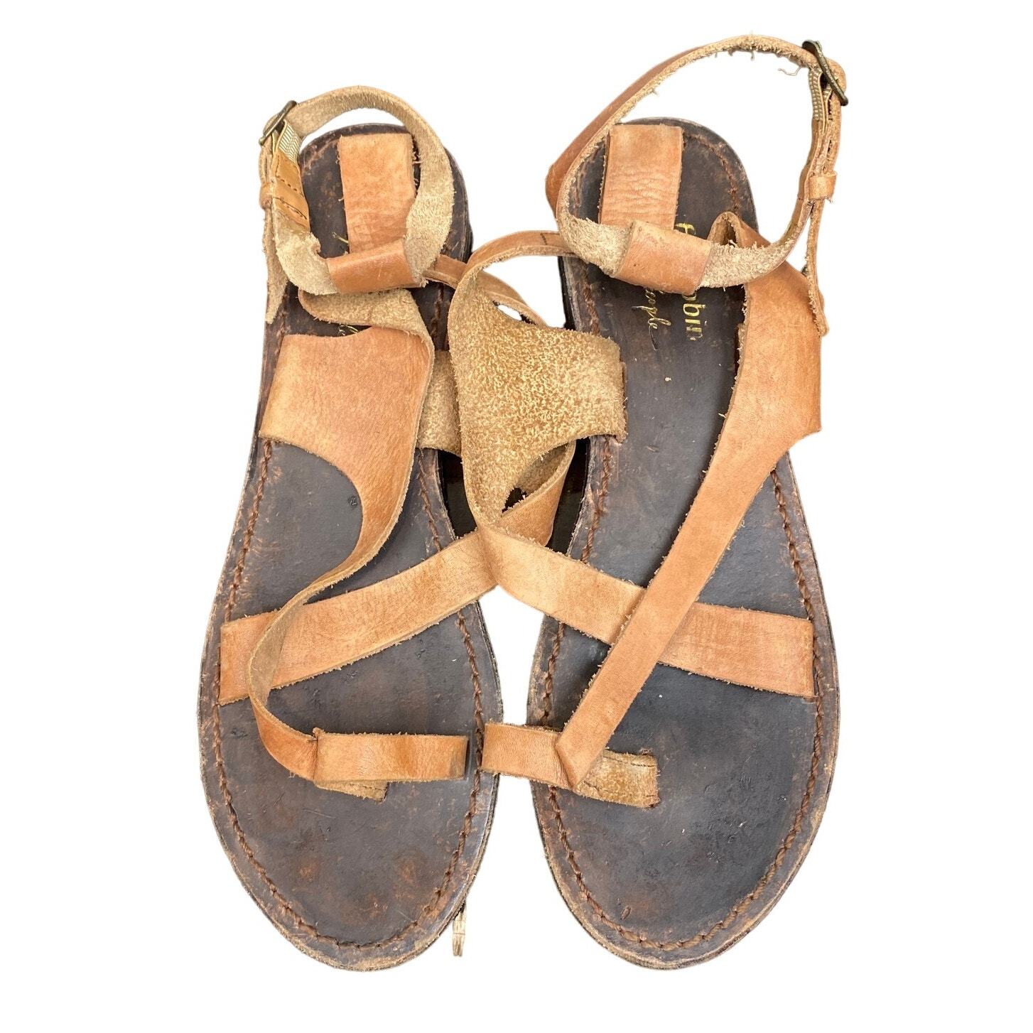Farylrobin x Free People Leather Gladiator Strappy Sandals Women’s 10