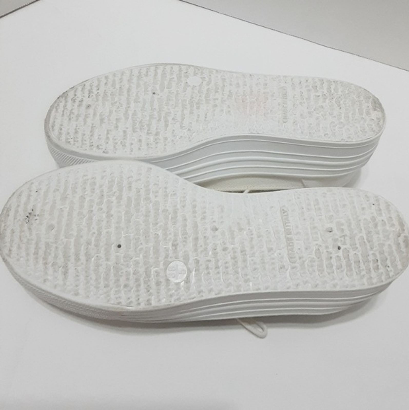 ASOS Open Sides White Canvas Triple Decker Platform Low Top Sneakers EU 38, US 7
