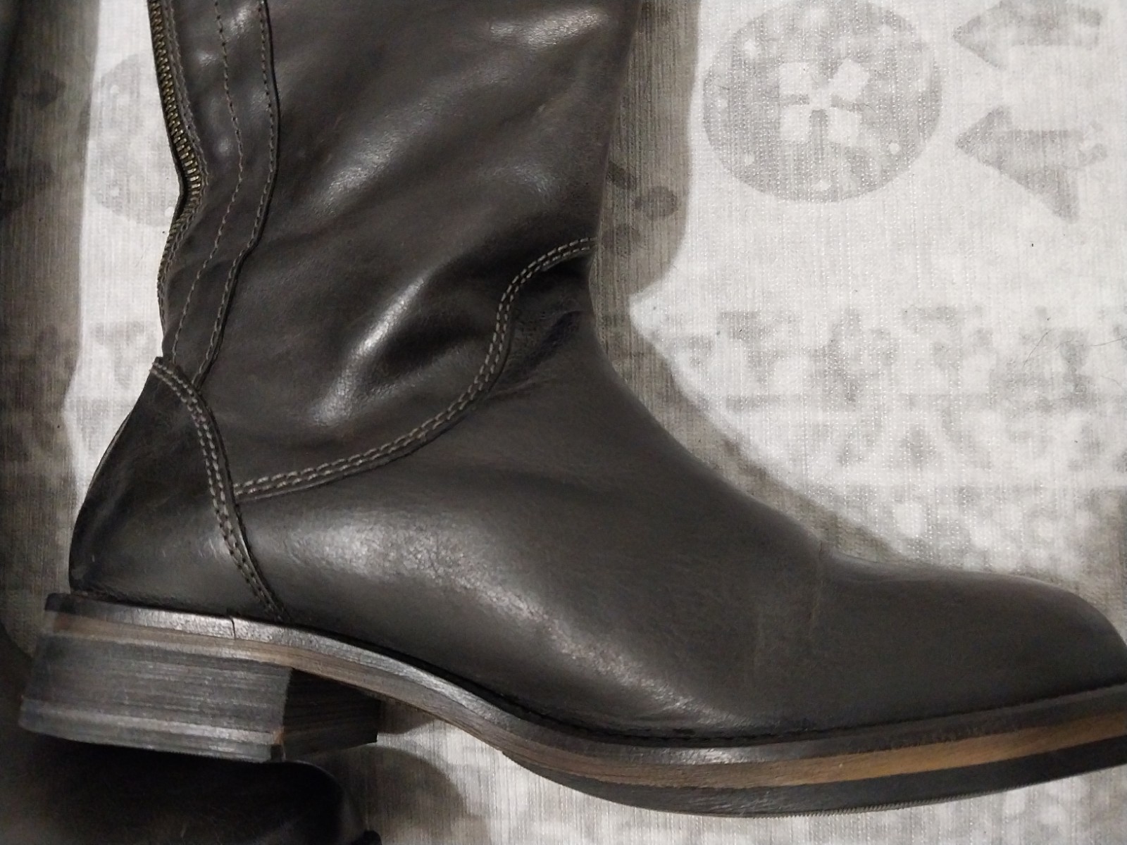 Harley-Davidson Women’s Size 7.5 Monique 19.5-Inch Tall Black Boots D83666