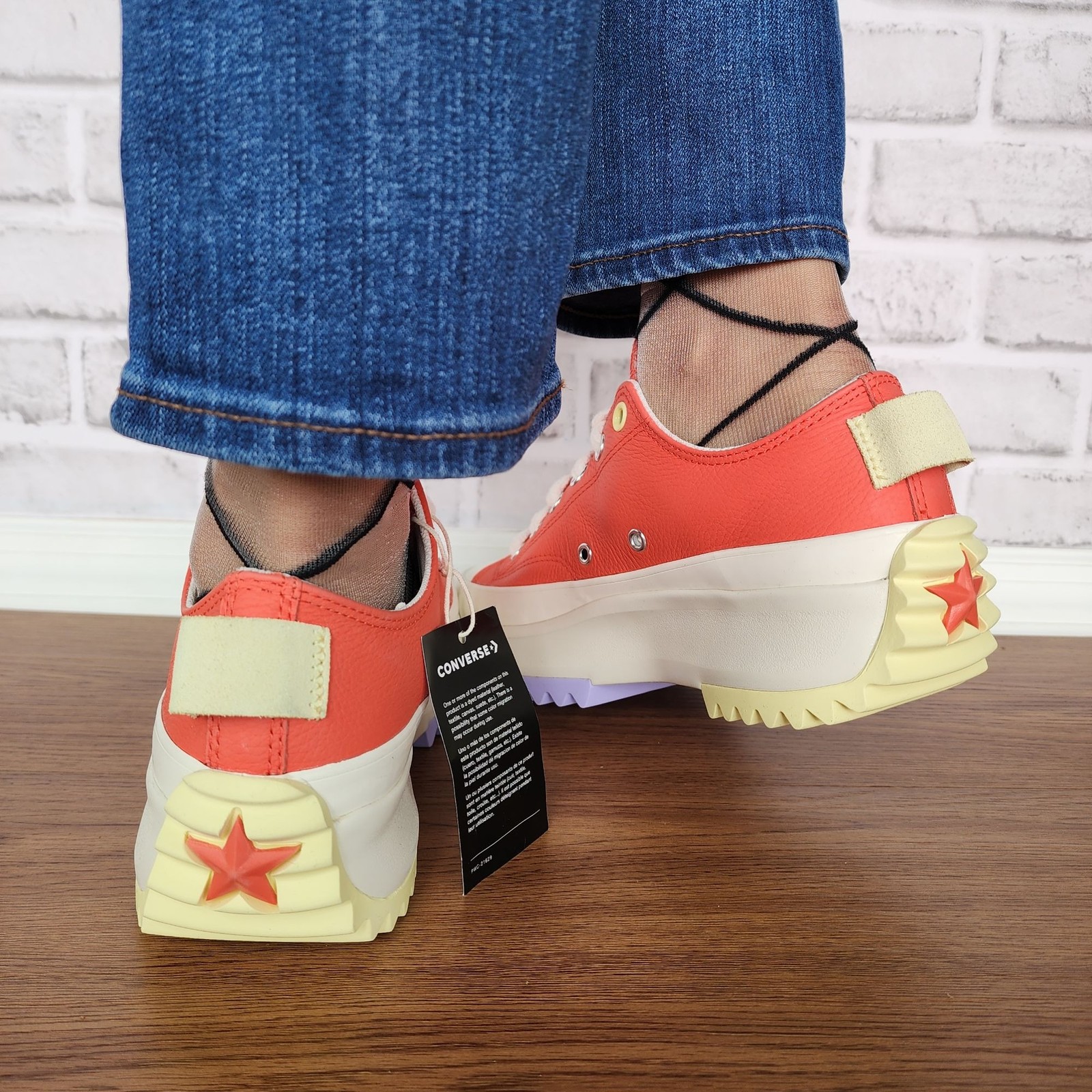 ❤️Converse Run Star Hike Platform Color Pop Sz 6.5 Women’s Shoes Orange A16289C