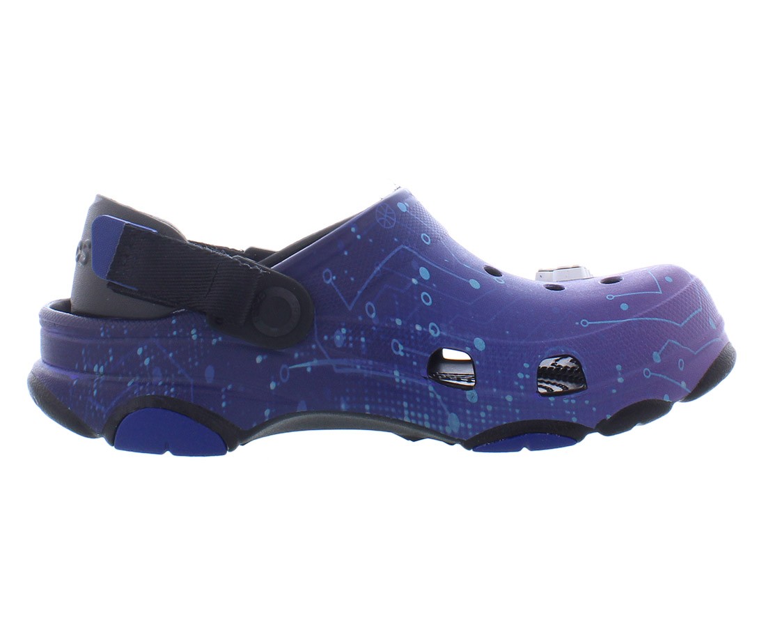 Crocs All Terrain Clog PS Boys Shoes Size 4, Color: Blue/Black