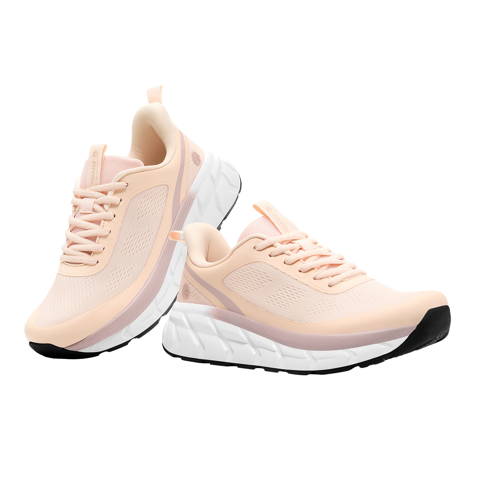 FitVille Women’s Wide Walking Running Shoes Comfortable Cushioned Swollen Feet