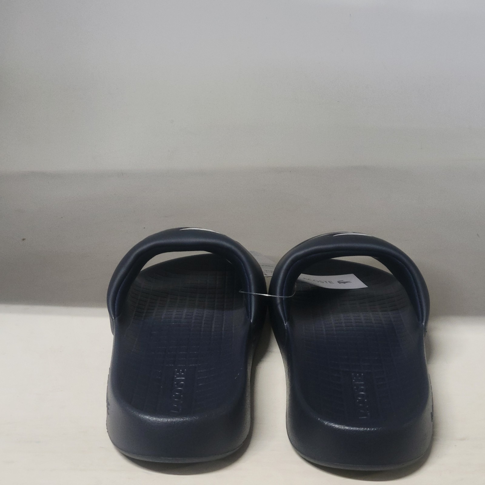 Lacoste Serve Slide 1.0 Sandal Navy Women’s Size 9M