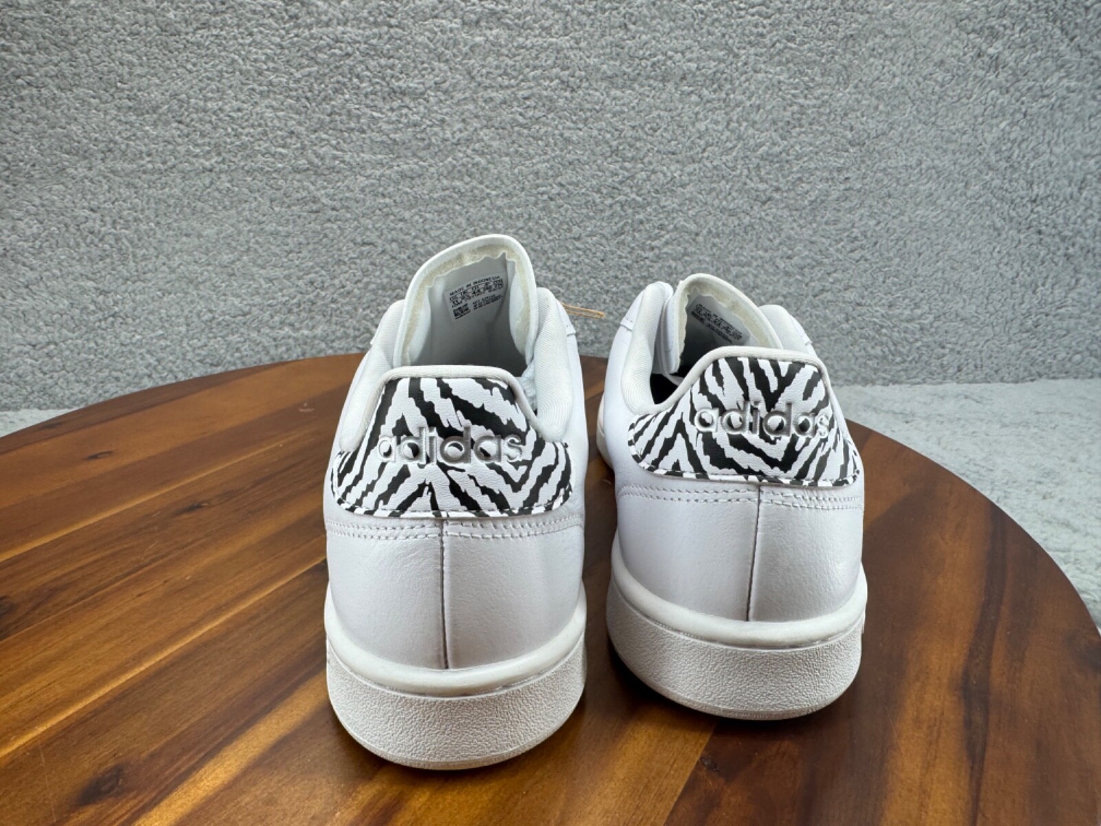 Adidas Women’s Grand Court Zebra GZ0150 Tennis Shoes Size 11 Sneaker White Black