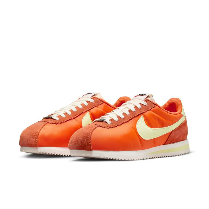 NIKE Women’s Cortez HJ9612-800 Safety Orange Life Lime
