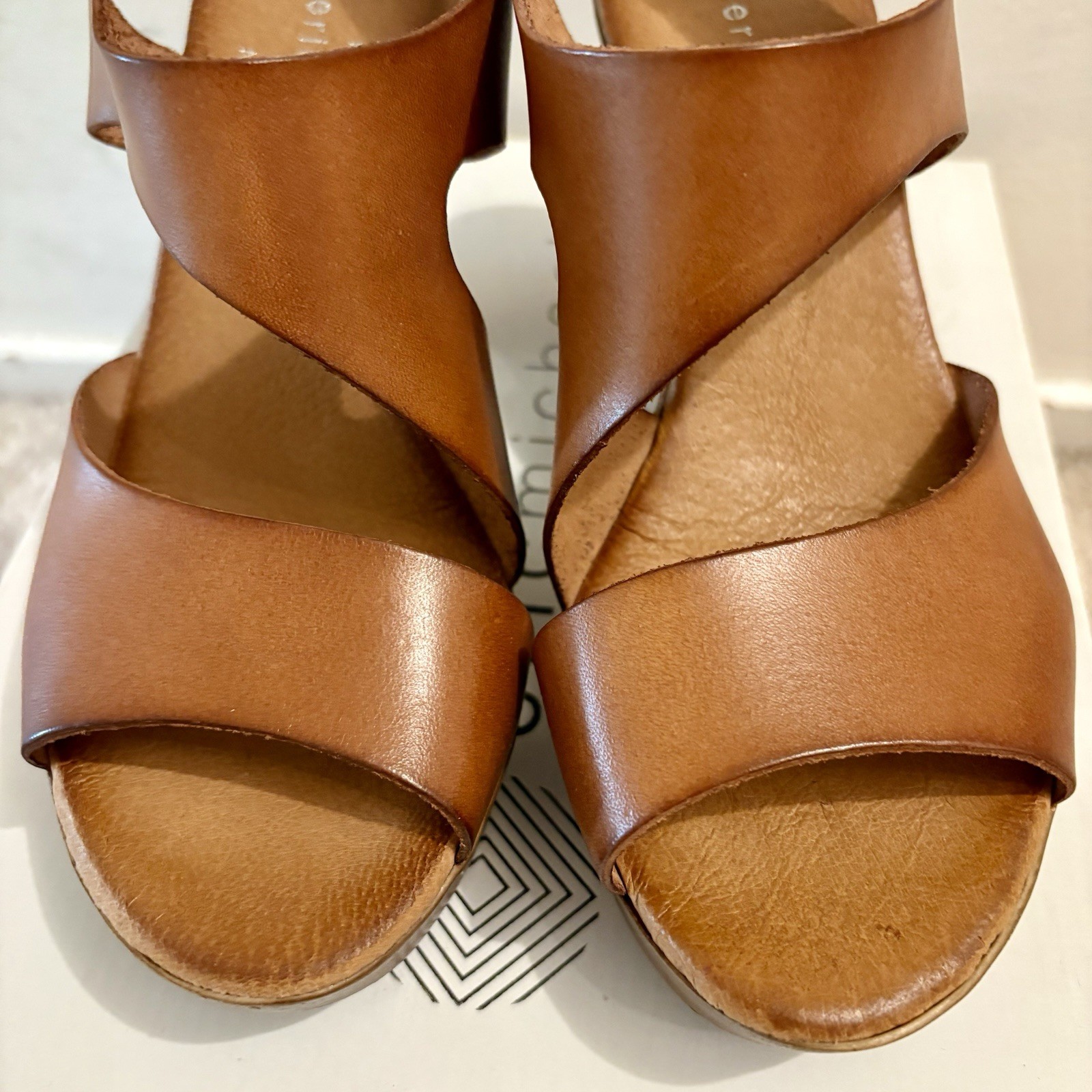 NIB Eric Micheal Ginger Made In Italy platform comfort Sandal Women’s Size 6