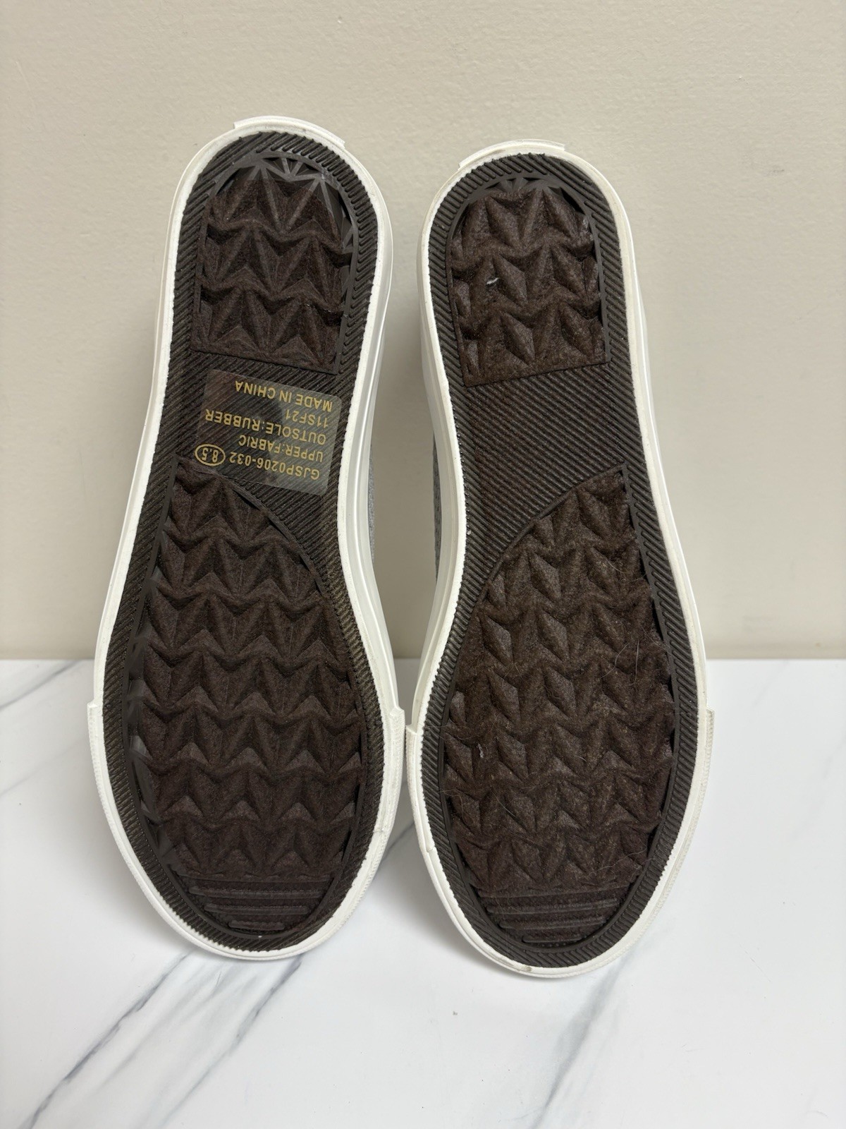 Gypsy Jazz Gray Knit Slip On Sneakers Womens Size 8.5 Low Top Casual Shoes