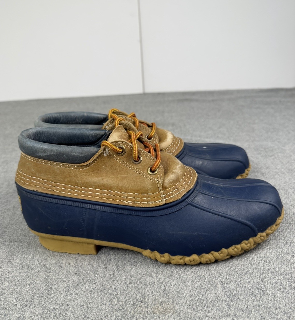 VTG LL Bean Duck Boots Women’s8.5 Gumshoe Hunting Waterproof Low Top Rubber
