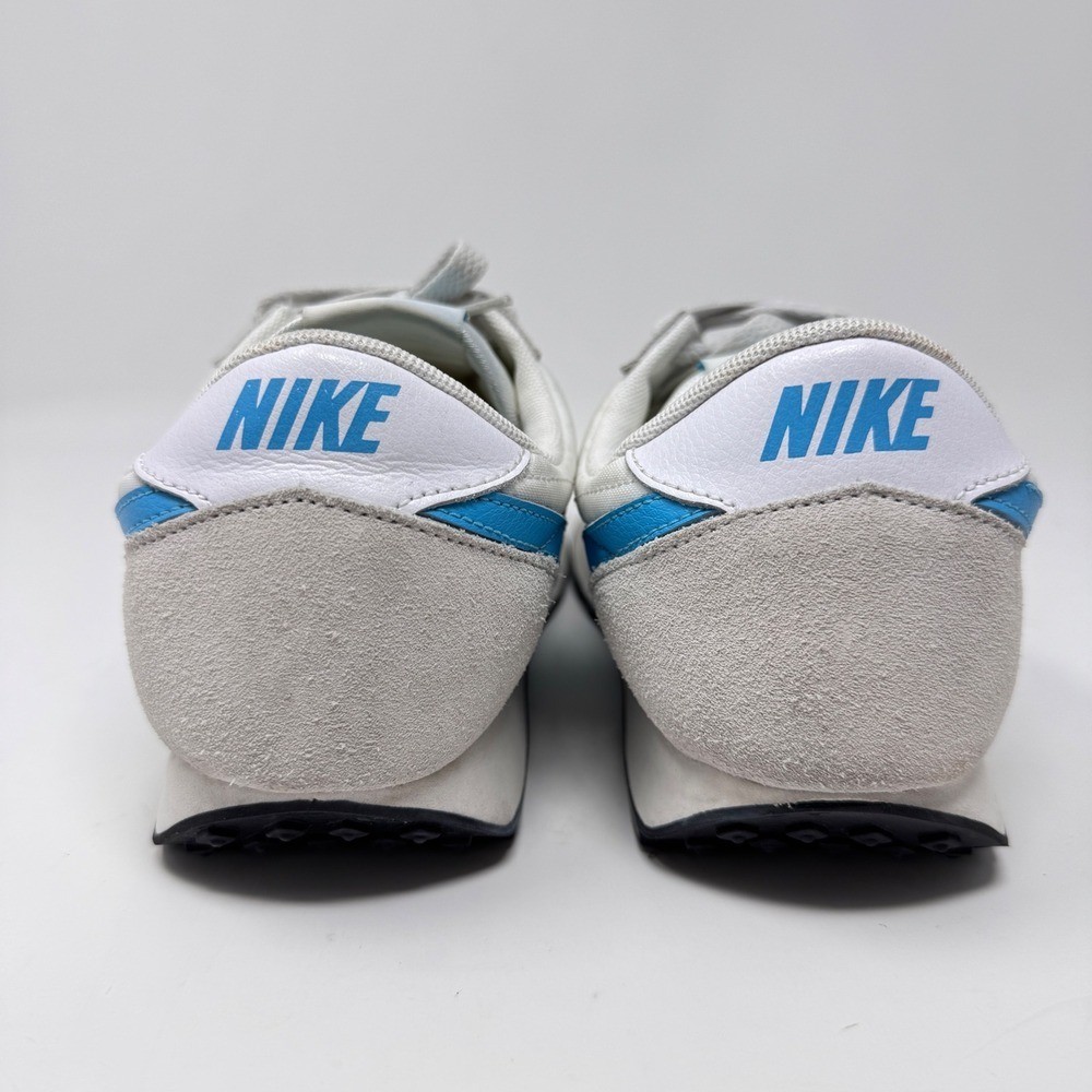 Nike Daybreak-Type Sneakers White/Gray with Blue Swoosh Size 8