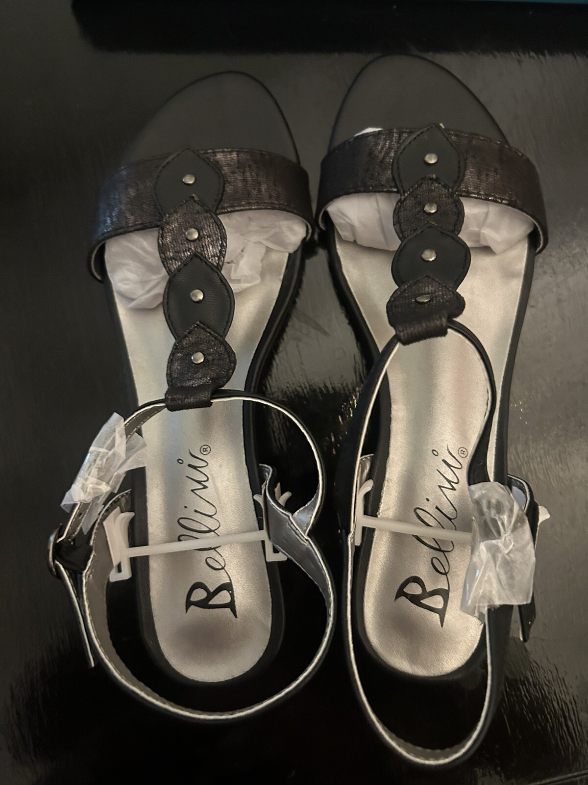 Bellini Lynn Women’s Sandal -Black- 7w