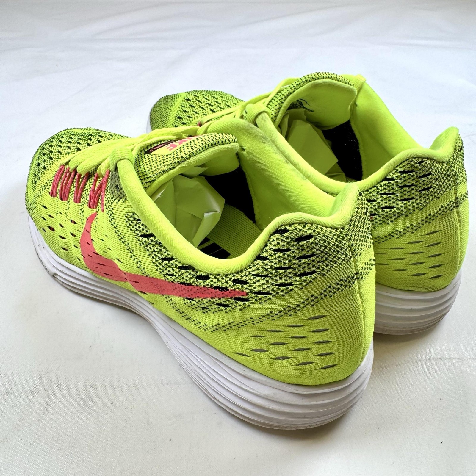 Nike Lunar Trainer Womens 8 Volt Yellow Hyper Pink Running Shoes 705462-700
