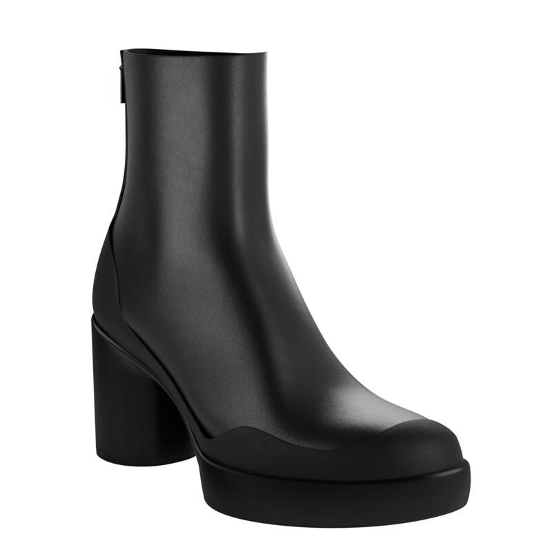 New! ECCO Women’s Shape Sculpted Motion 55 Platform Boot Black Sz 4-4.5 US