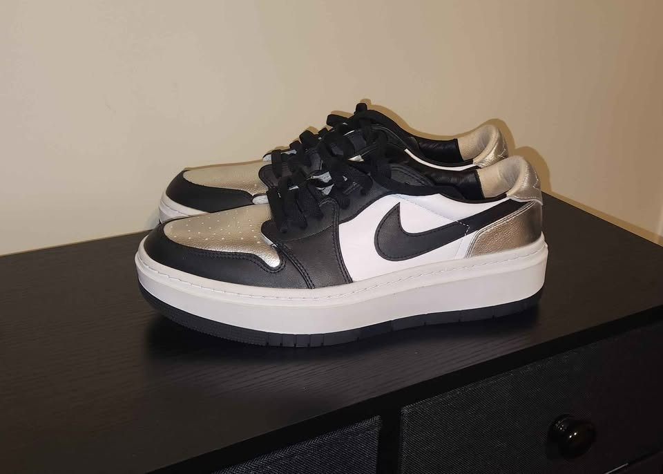 Size 11.5 – Air Jordan 1 Elevate SE Low Silver Toe W