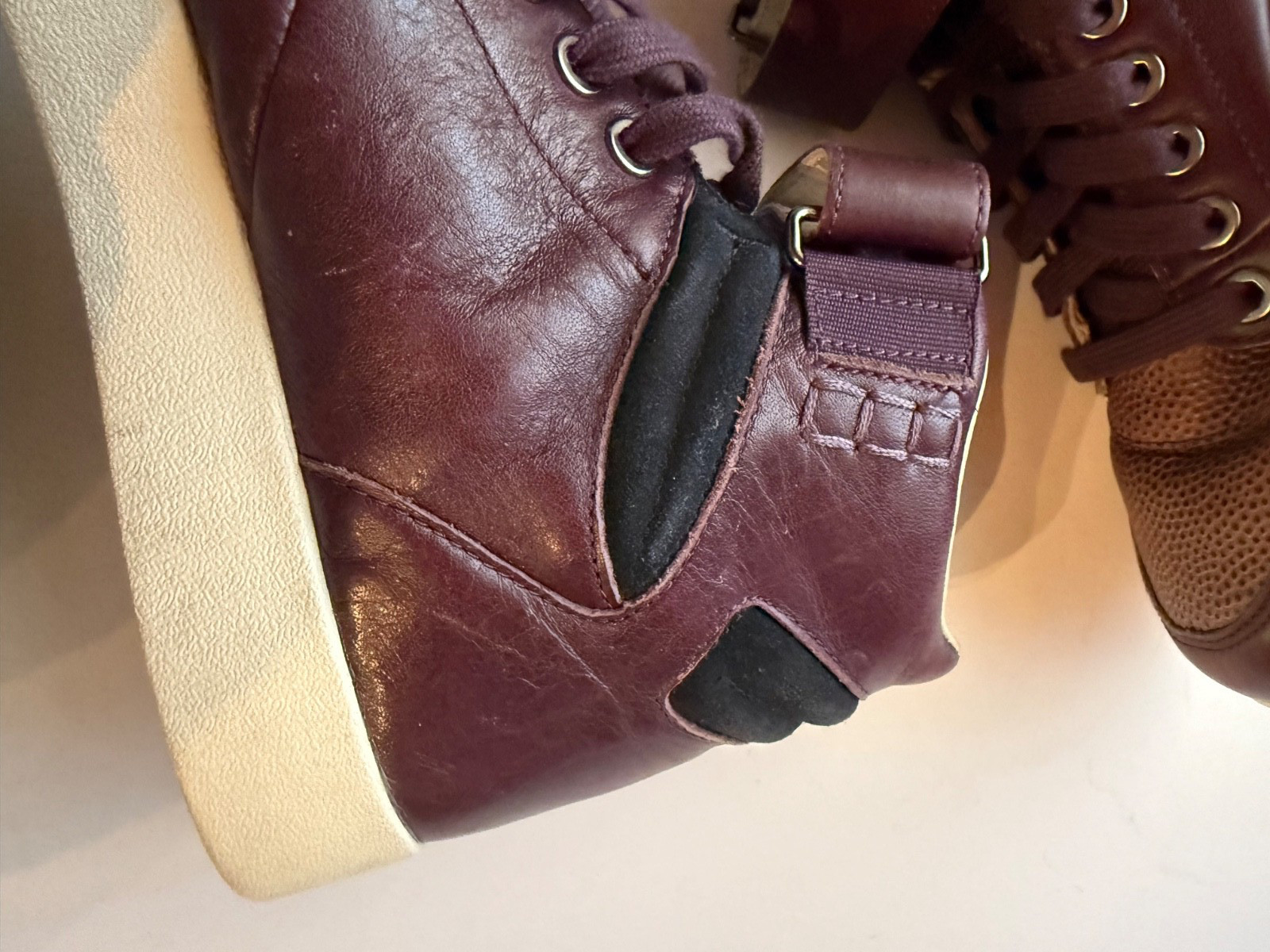 PUMA x Alexander McQueen Leather High Top Sneakers Women’s Sz EUR 37/US 6.5
