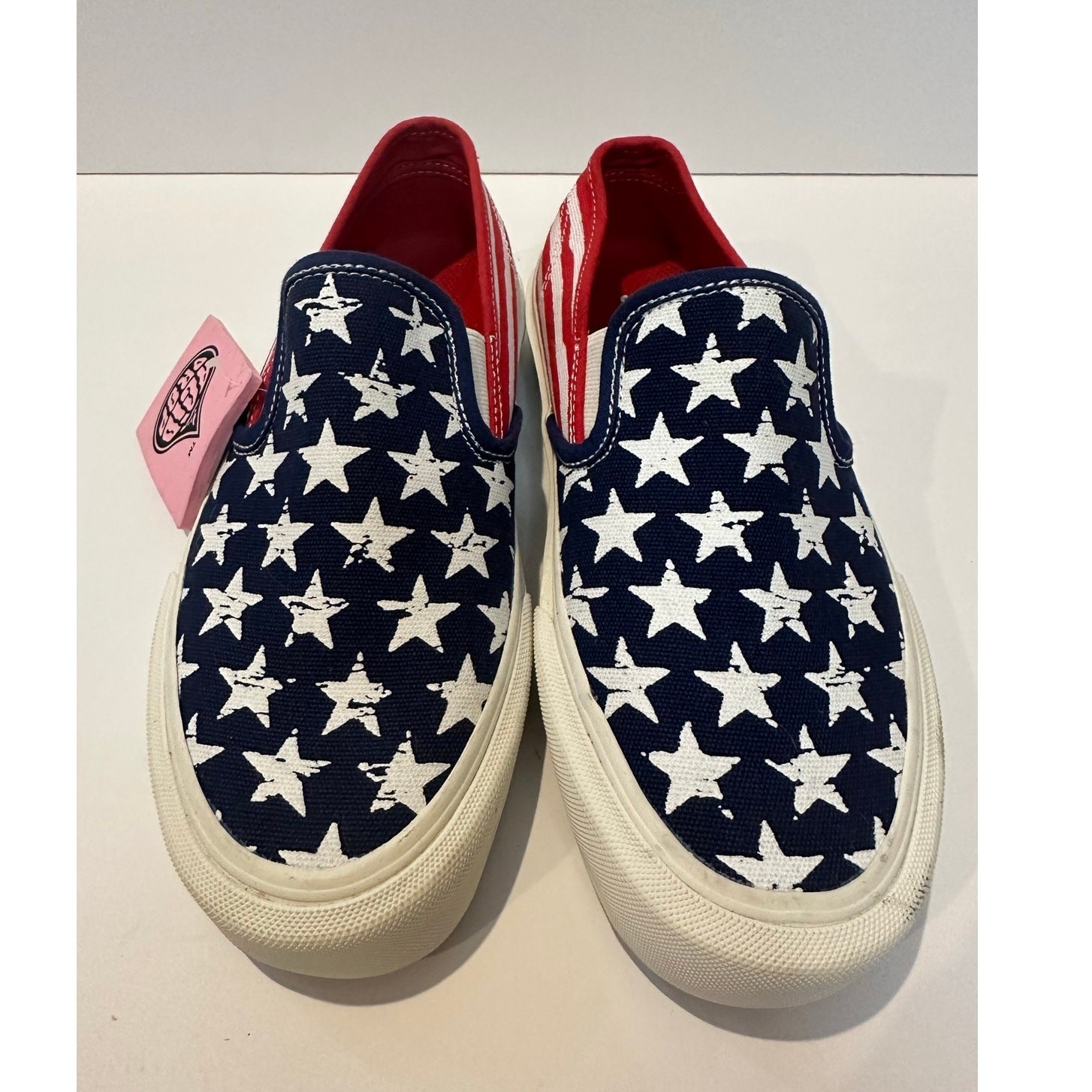 Straye Acid Drop Lenox Slip-On Sneakers Women’s 9 American Flag NWOB Streetwear