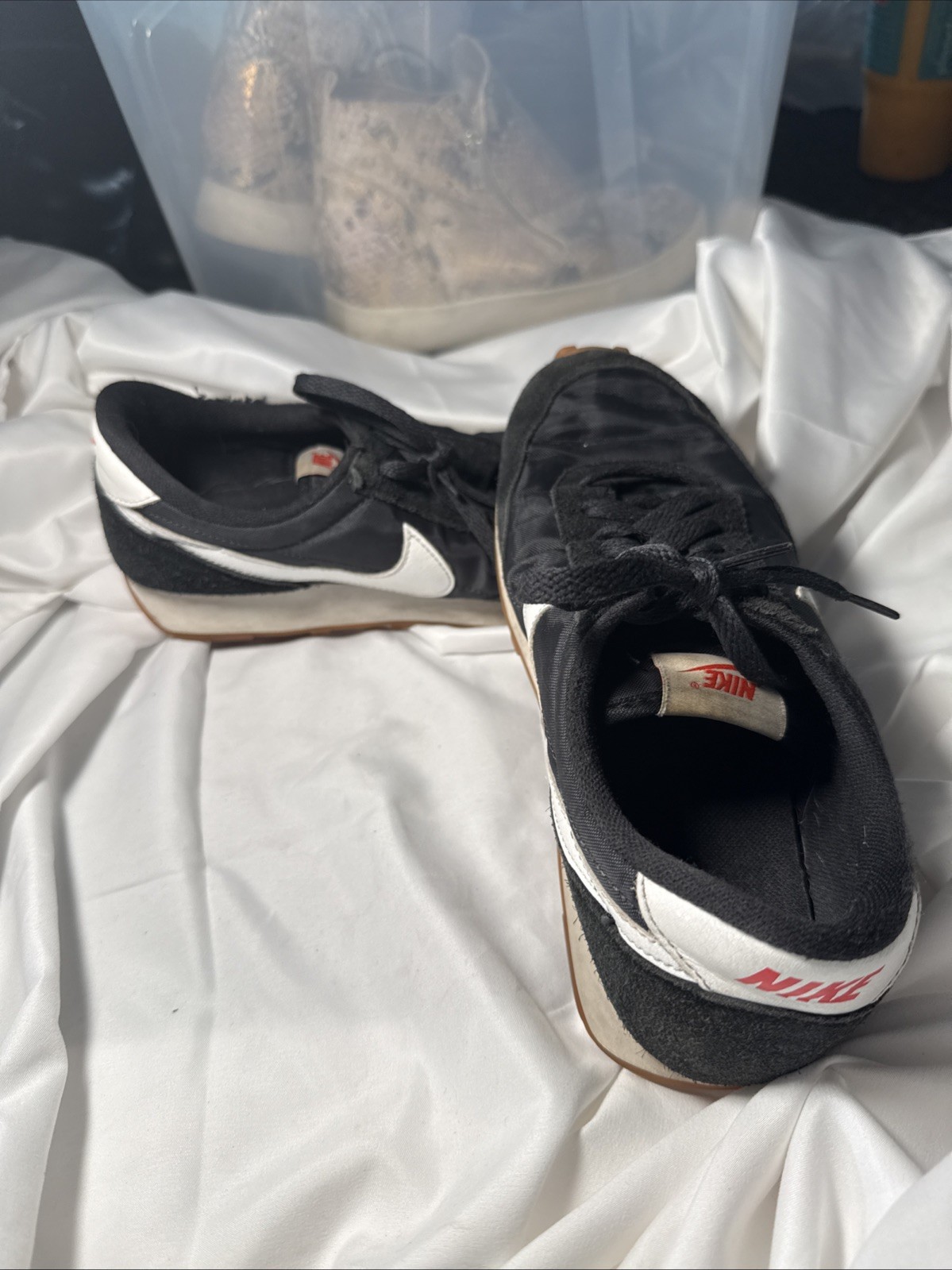 Nike Daybreak CK2351-001 Womens 8 Black Summit White Running Athletic Sneakers