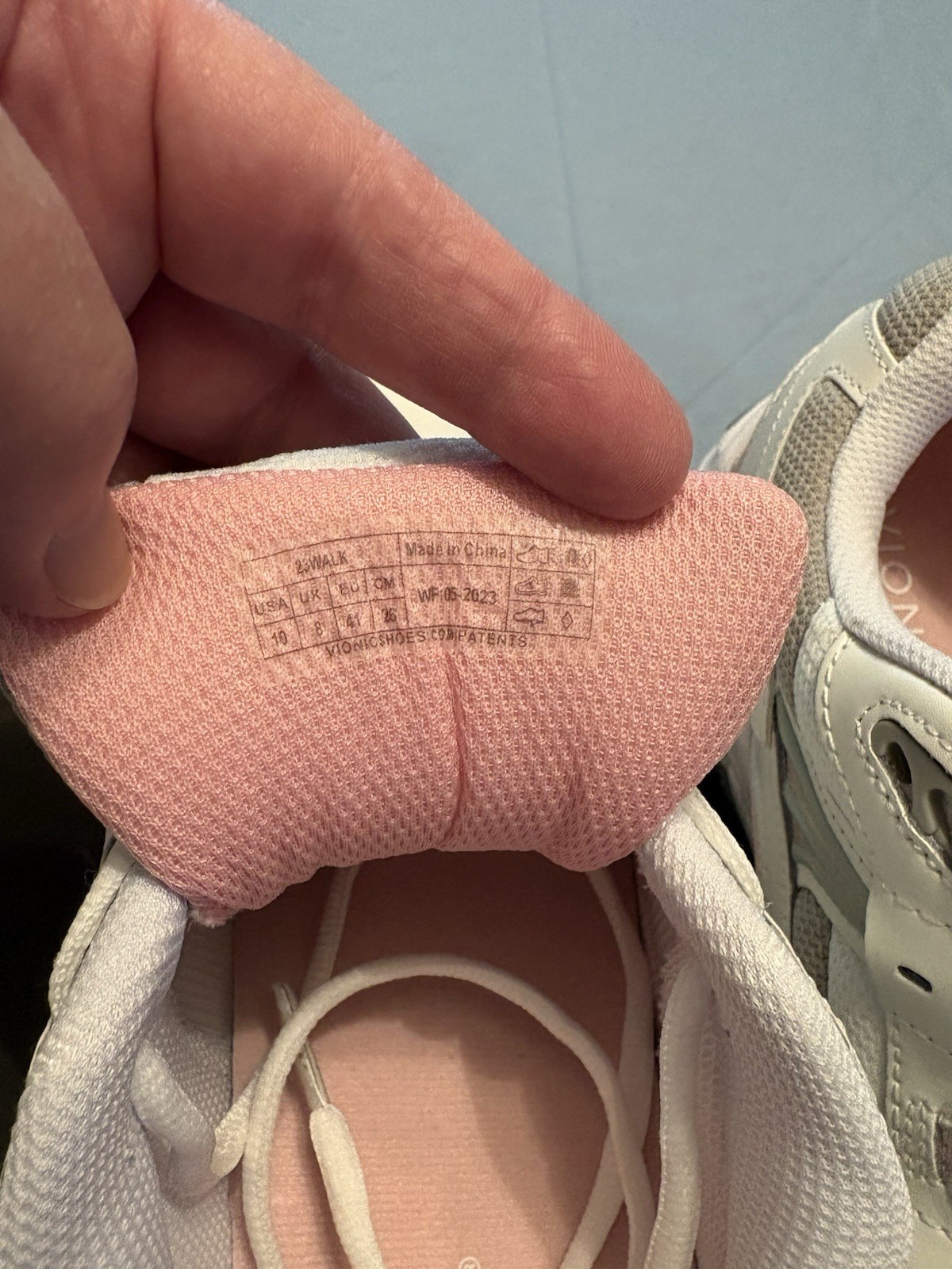 Vionic Women’s 23 Walk Pink Leather Sz 10