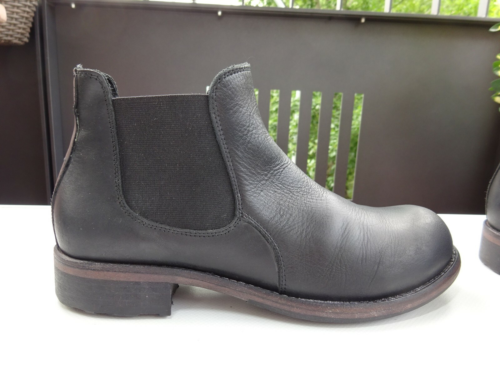 Area Forte women’s shoes elastic ankle boots leather black Italy size 36 F. NEW