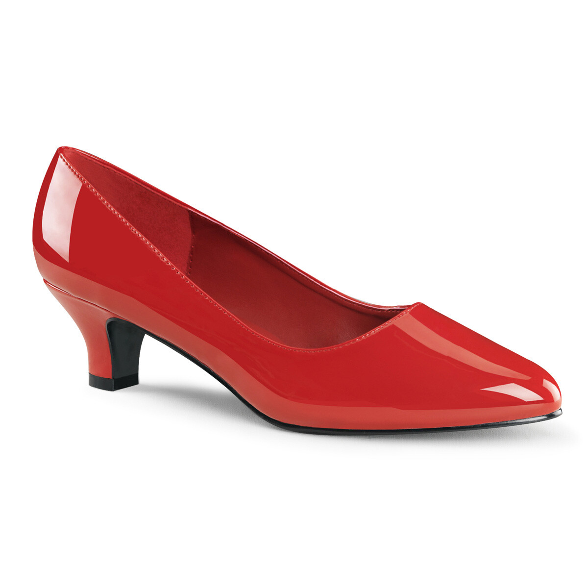 2″ Red Patent Mens Crossdresser Drag Queen Low Heels Shoes Womans size 12 13 14