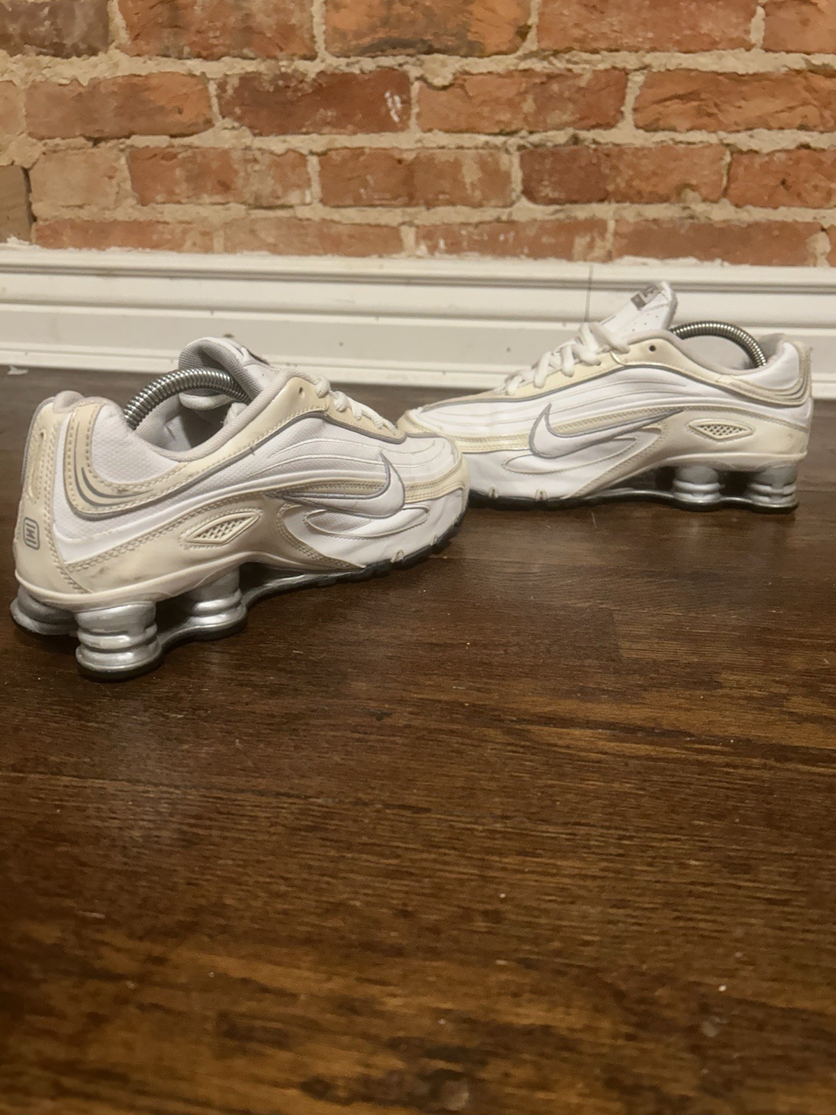 Size 10 – Nike Shox Deliver White Metallic Silver