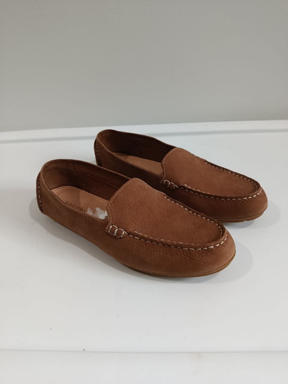 Sperry Top-Sider Womens Suede Leather Loafers Size 8.5M Slip On Driving Mocs