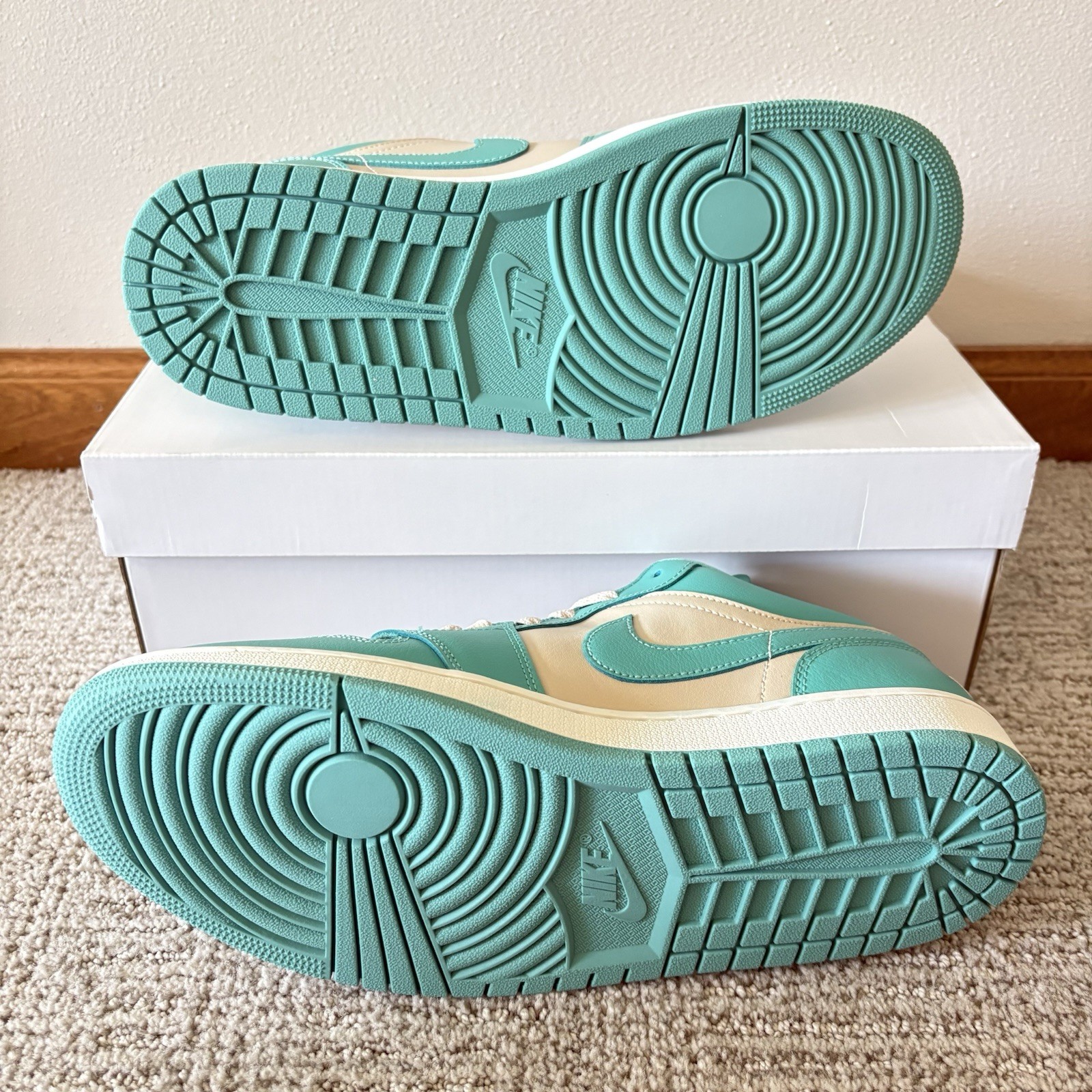 Nike Air Jordan 1 Low Tropical Teal Woman’s Size 12 DC0774-131 Brand New✅