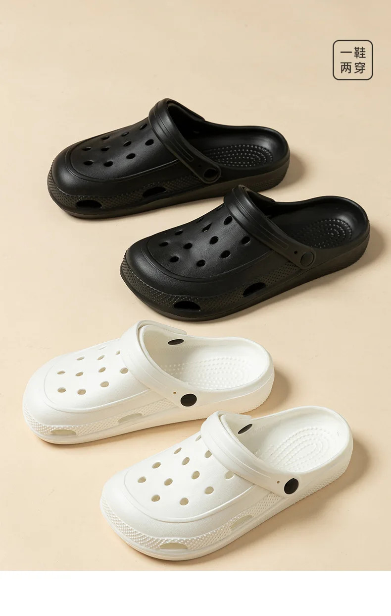 Unisex Summer Slippers EVA Clogs for Women Men Breathable Home Sandals