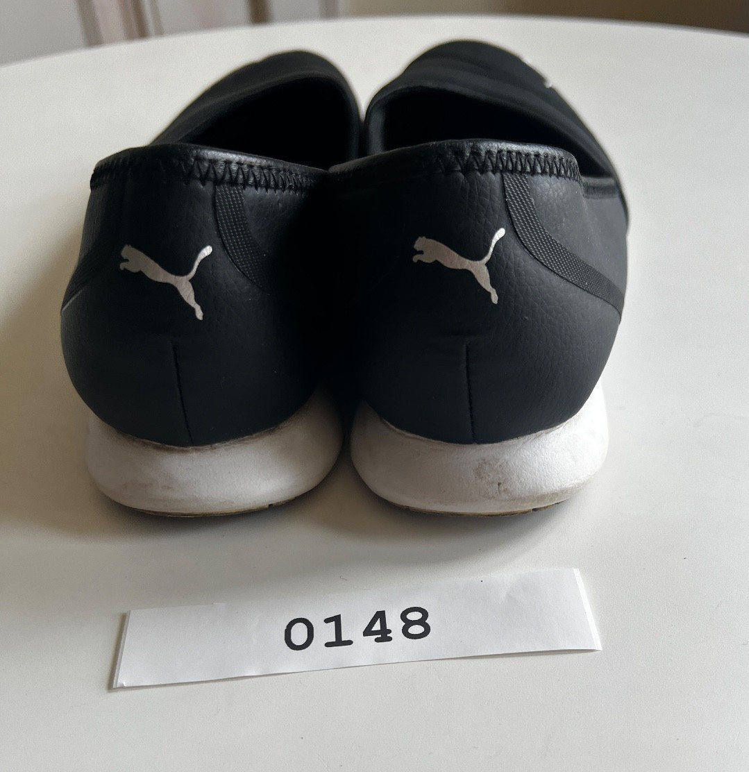 Women’s Black White Puma Adelina 2 Slip On Sneakers Size 7 Soft Foam Comfort