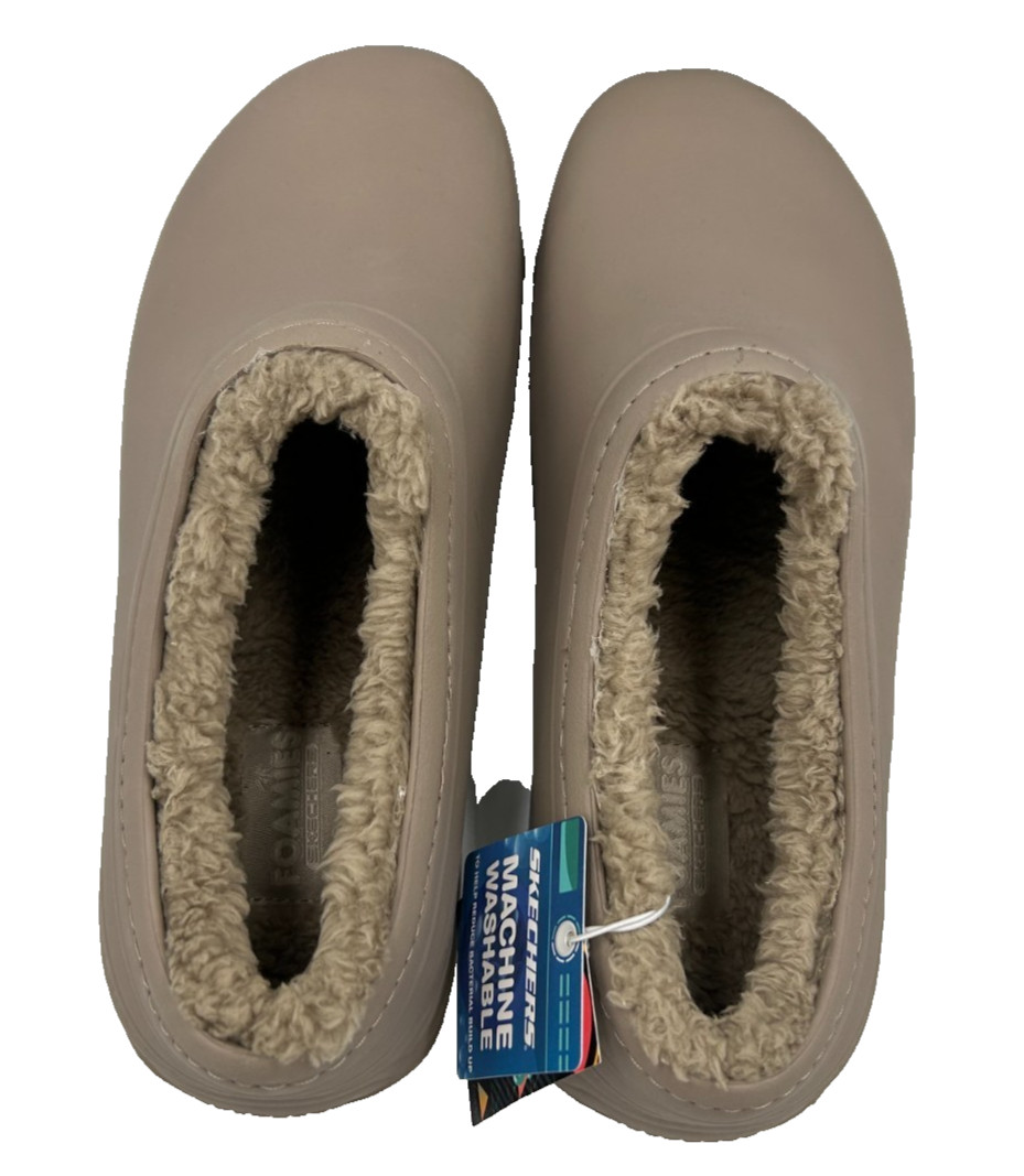 Skechers Women’s Foamies Lite-Hearted Sweet Bug Slip On Clogs Taupe Size:8 111S