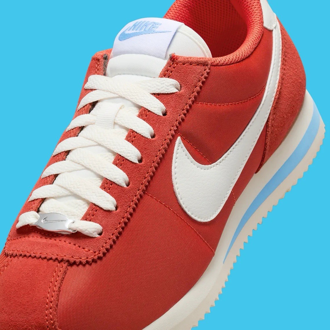 Nike Cortez Picante Red White Lace Up Casual Sneakers DZ2795-601 Women’s Sizes
