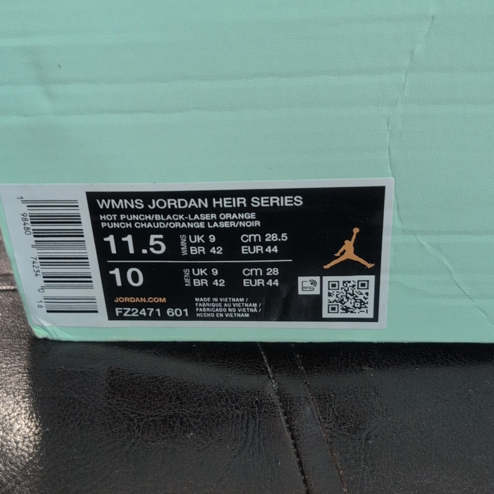 Jordan Heir «Be Seen» Women’s Low Top Mesh Sneaker Hot Punch/Black FZ2471-601