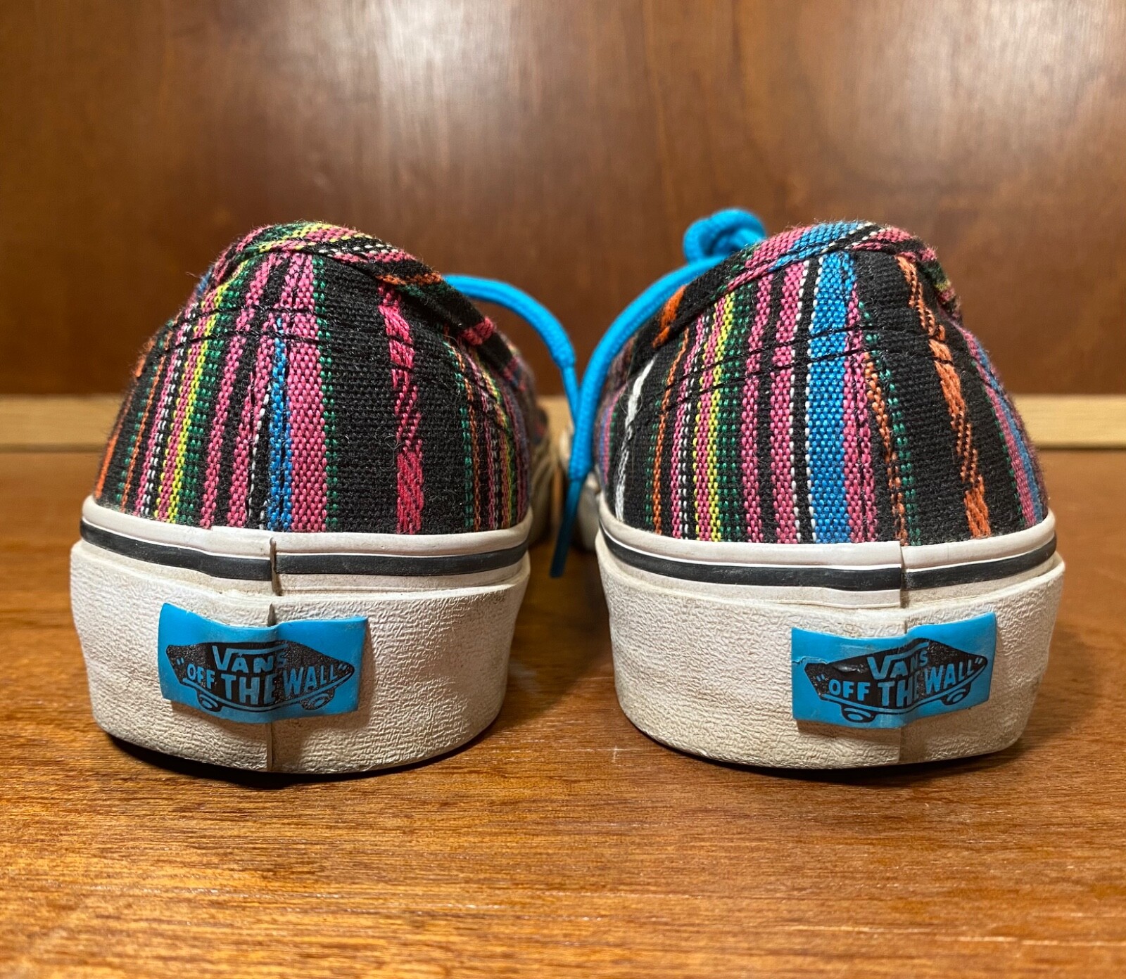 VANS Shoes Men 5 Women 6.5 Aztec • STC6D Lace-up Skate Multicolor Tribal Poncho