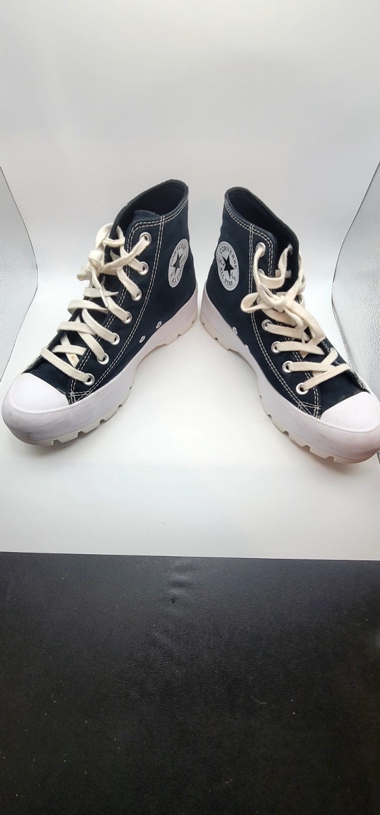 Women’s Converse Chuck Taylor All Star Lugged High Top, Platform Black Size 8