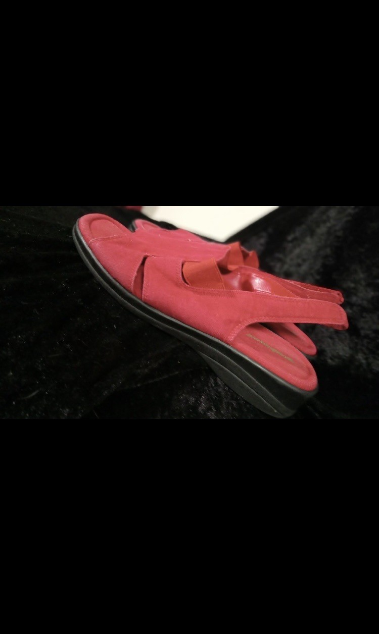 Grasshoppers Red Comfort Sandals