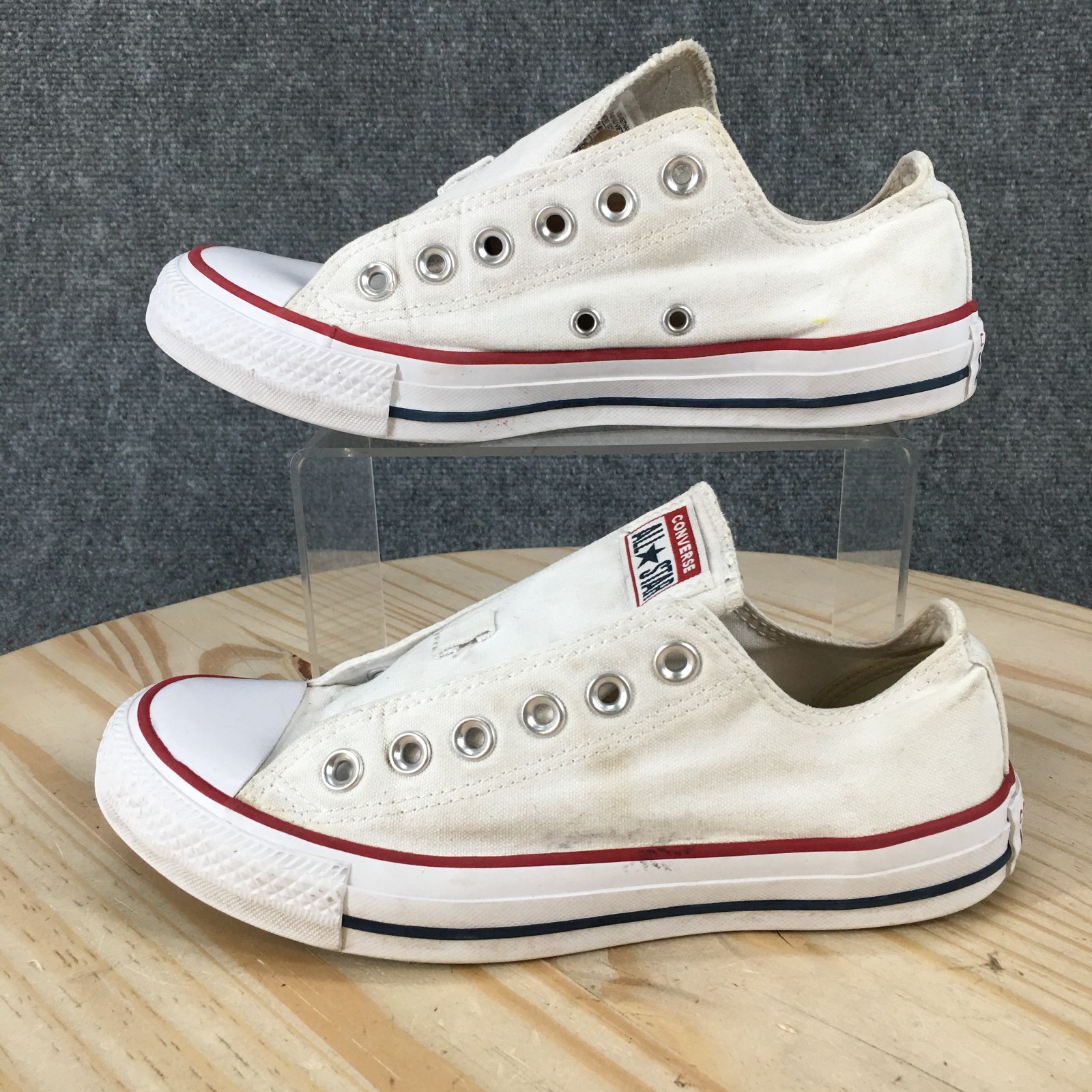 Converse Shoes Mens 5 Womens 7 Chuck Taylor All Star Low Sneakers M7652 White