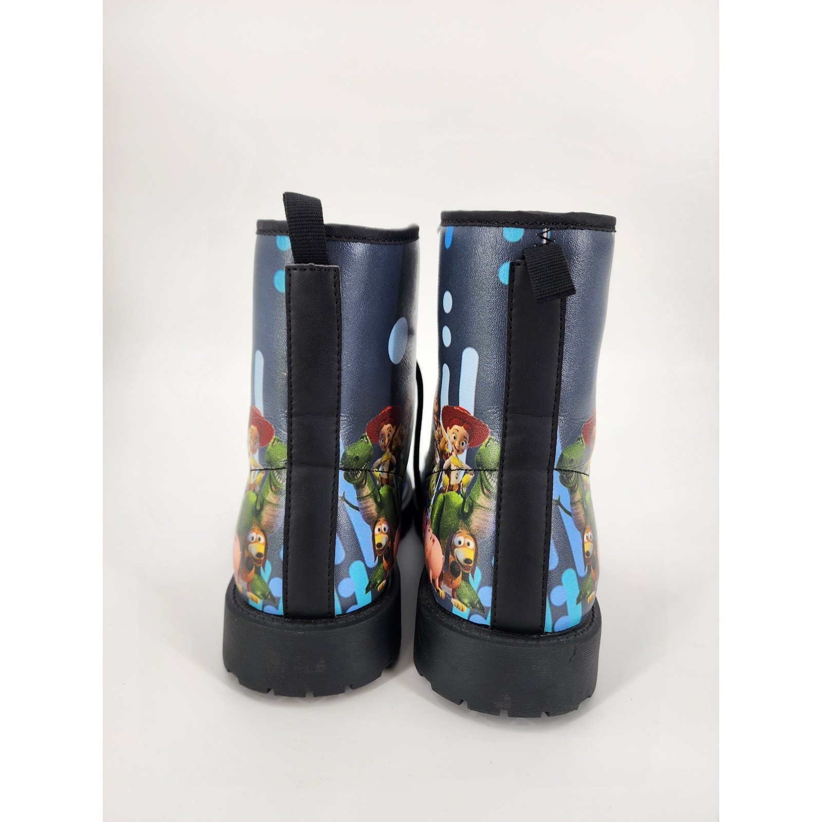 Disney Pixar Toy Story Combat Boots Navy Blue Buzz Woody Jessie Kids Youth 4