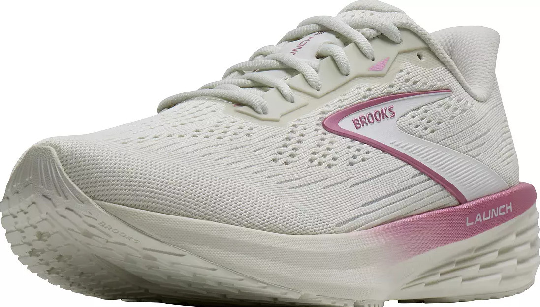 Brooks Women’s Launch 12 Running Shoes – Blue/Pink, Medium/B (NEW)