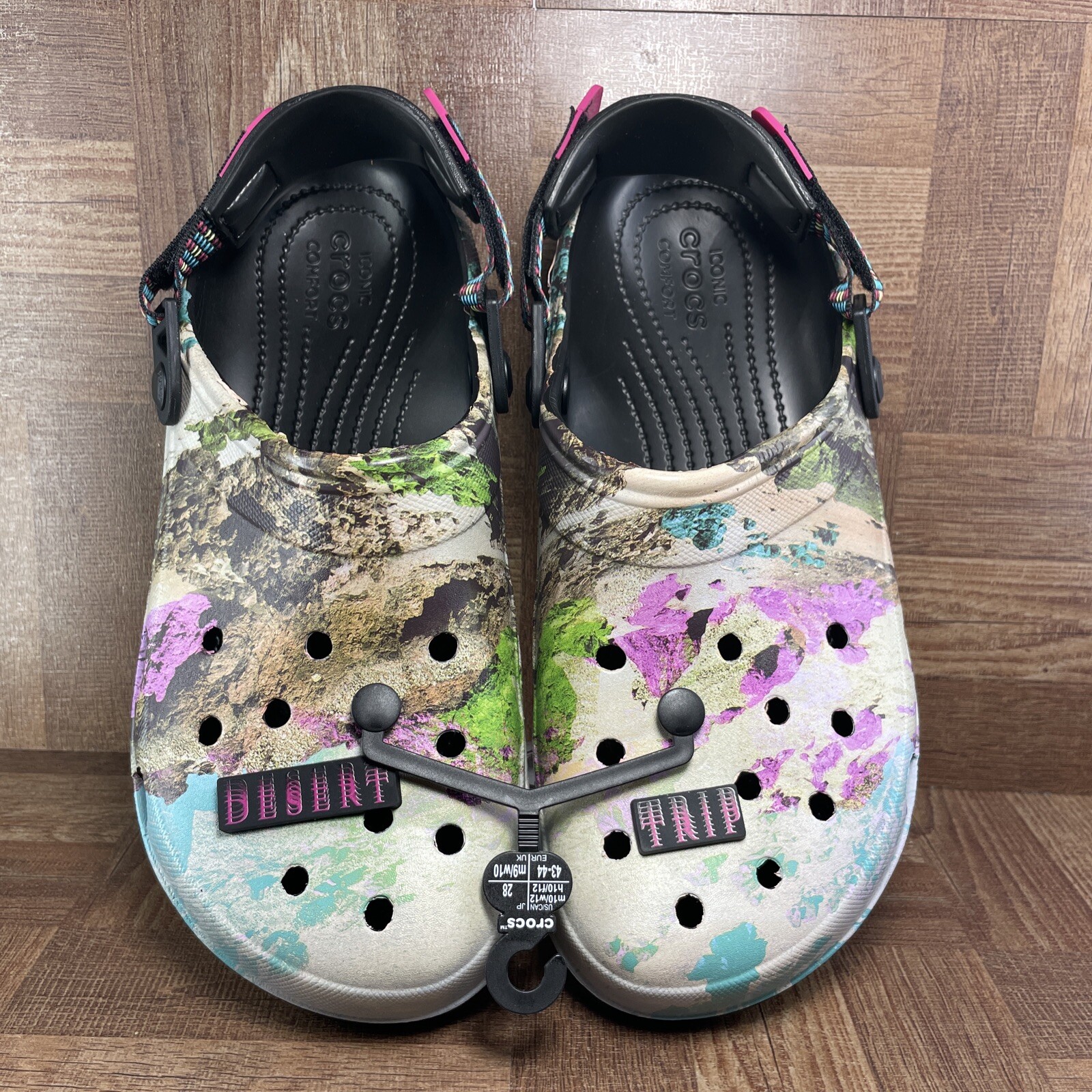 Crocs Classic All Terrain Clog Desert Trip With Jibbitz Men’s 10 Women’s 12