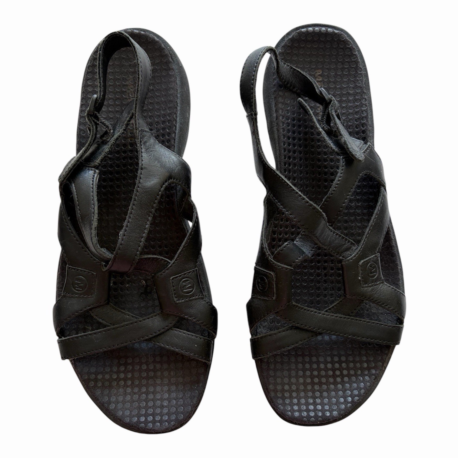 Merrell Leather Performance Sandals Size 8 Women’s Footwear Agave Black J33198