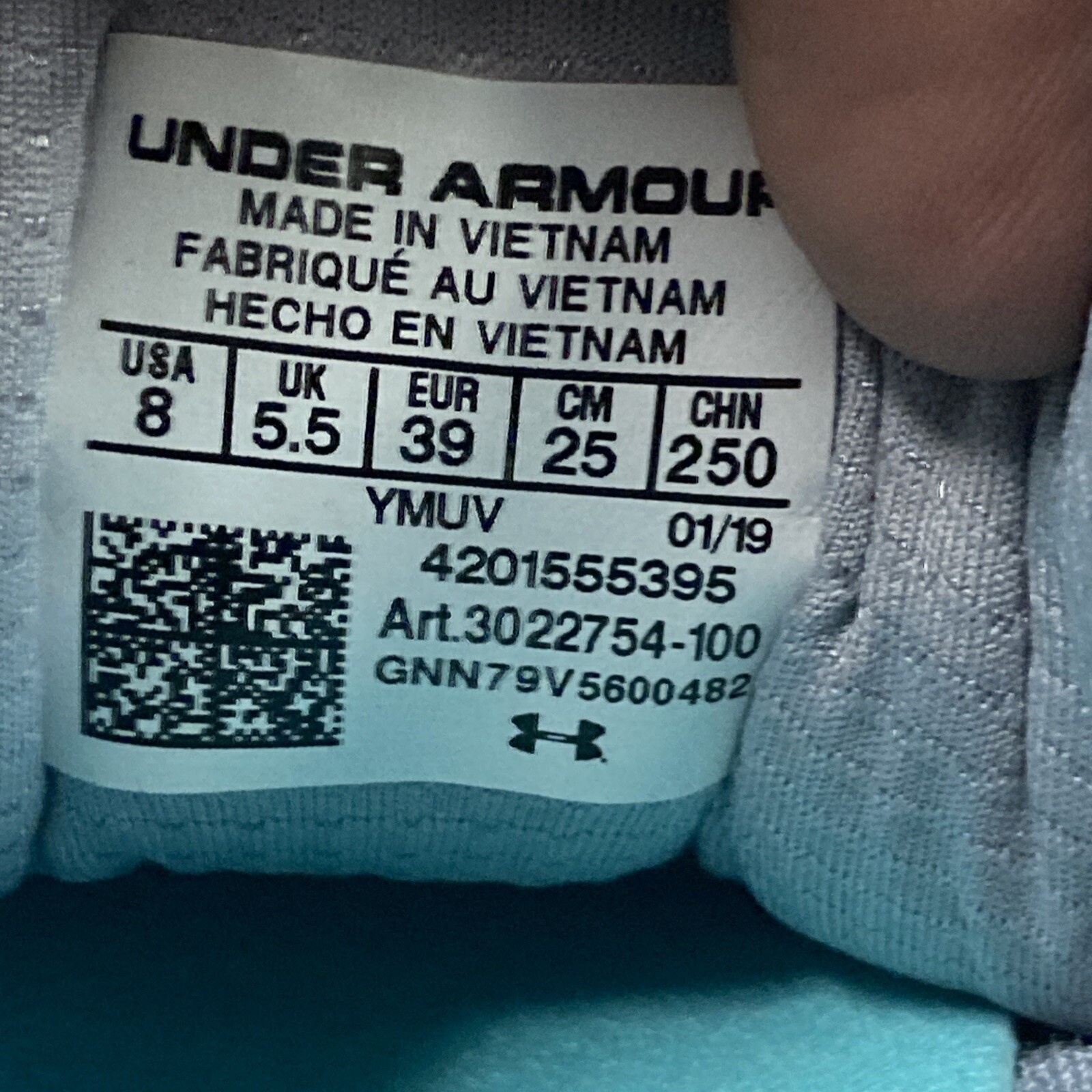 Under Armour Women’s HOVR Sonic CT 1.1 Running Shoes 3022754 100 Gray (Size 8.0)