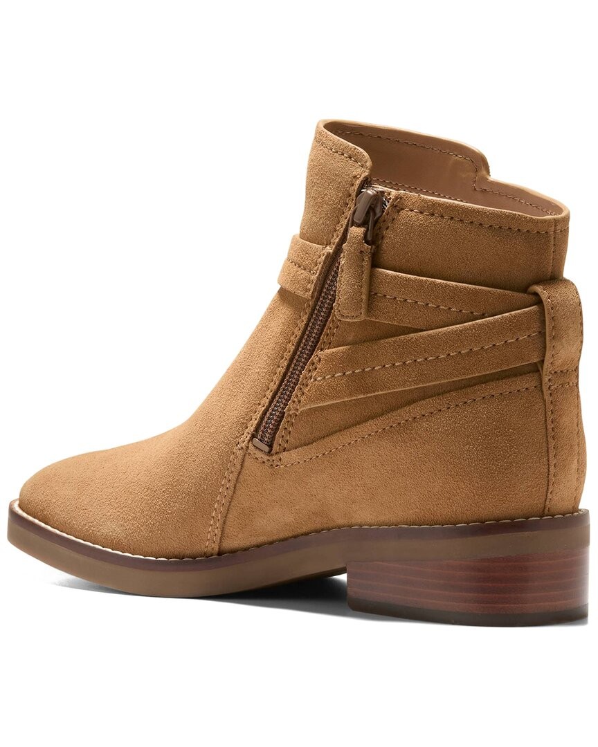 Cole Haan Rosalyn Waterproof Ankle Strap Suede Boot Women’s