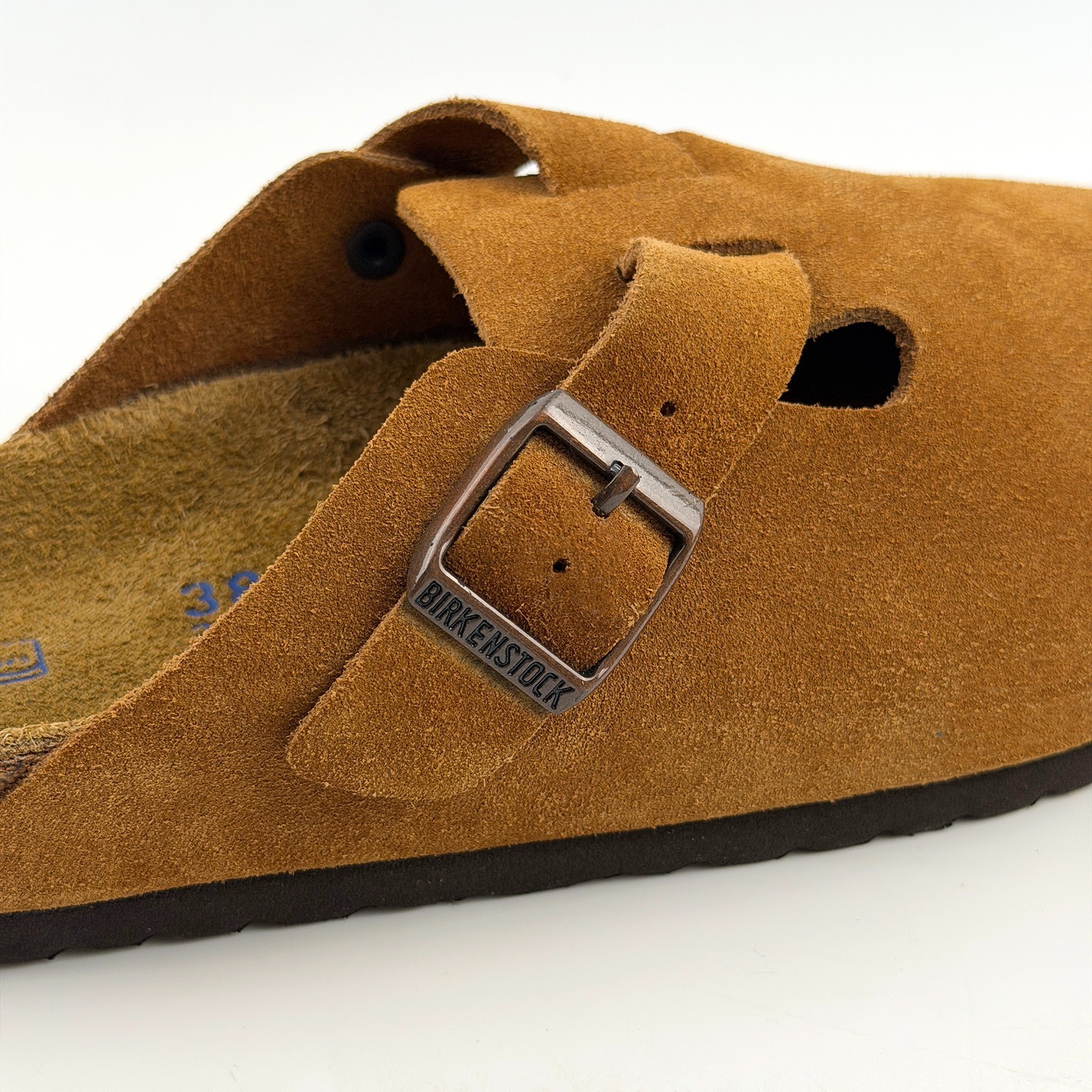 Birkenstock Boston Soft Footbed Mink Suede Leather Clogs Unisex Size EU37-EU45