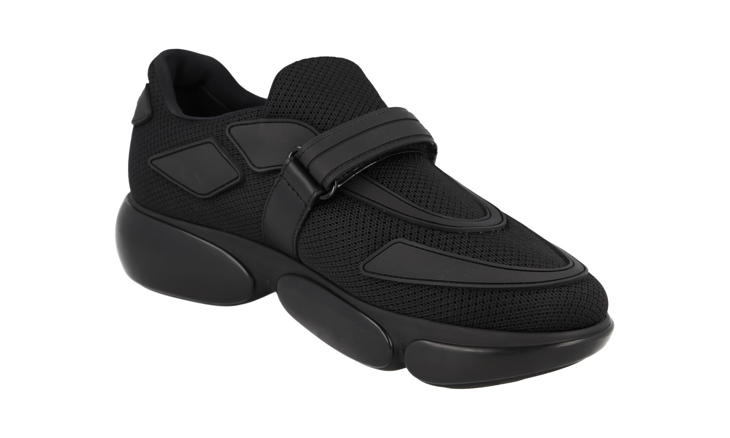 PRADA Bike Cloudbust Sneakers – 1E293I – Solid Black – NEW – US 6.5 EU 36,5