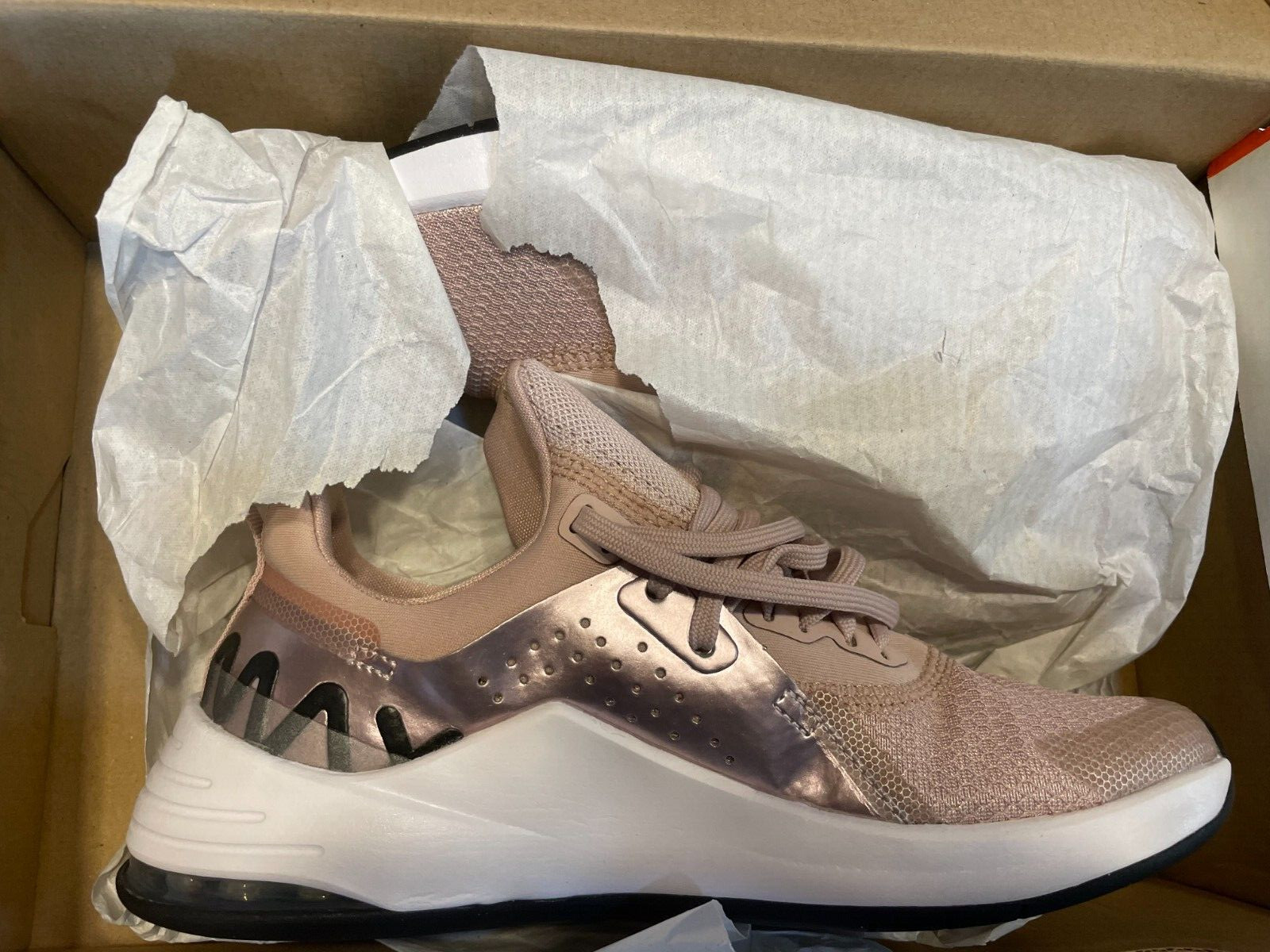 Nike Air Max Bella TR Trainer 3 Women Size 5.5 Rose Gold Mauve CJ0842 200