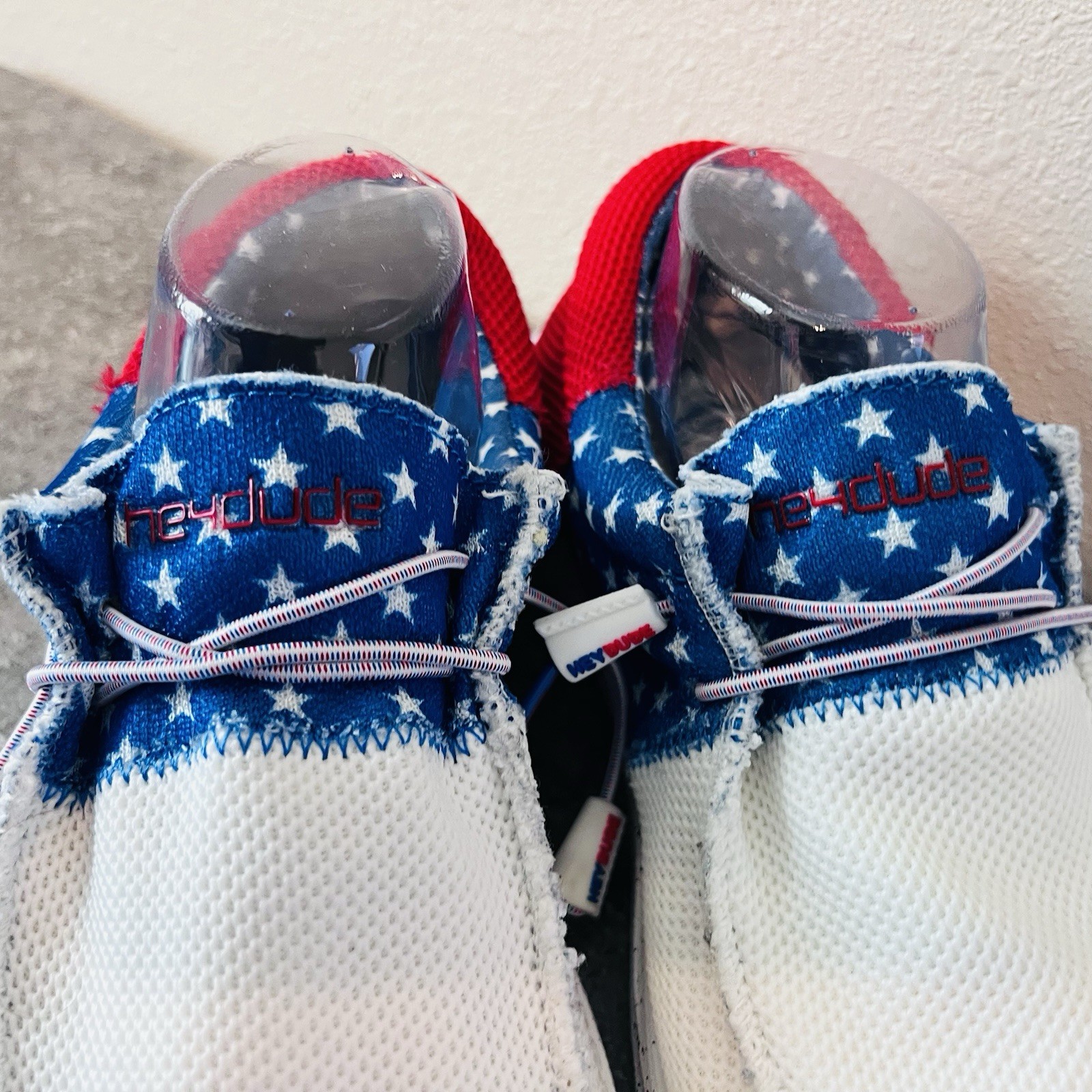 Hey Dude | American Flag Pride Wally Sox Tri Slip On Loafers Shoes Women’s 10